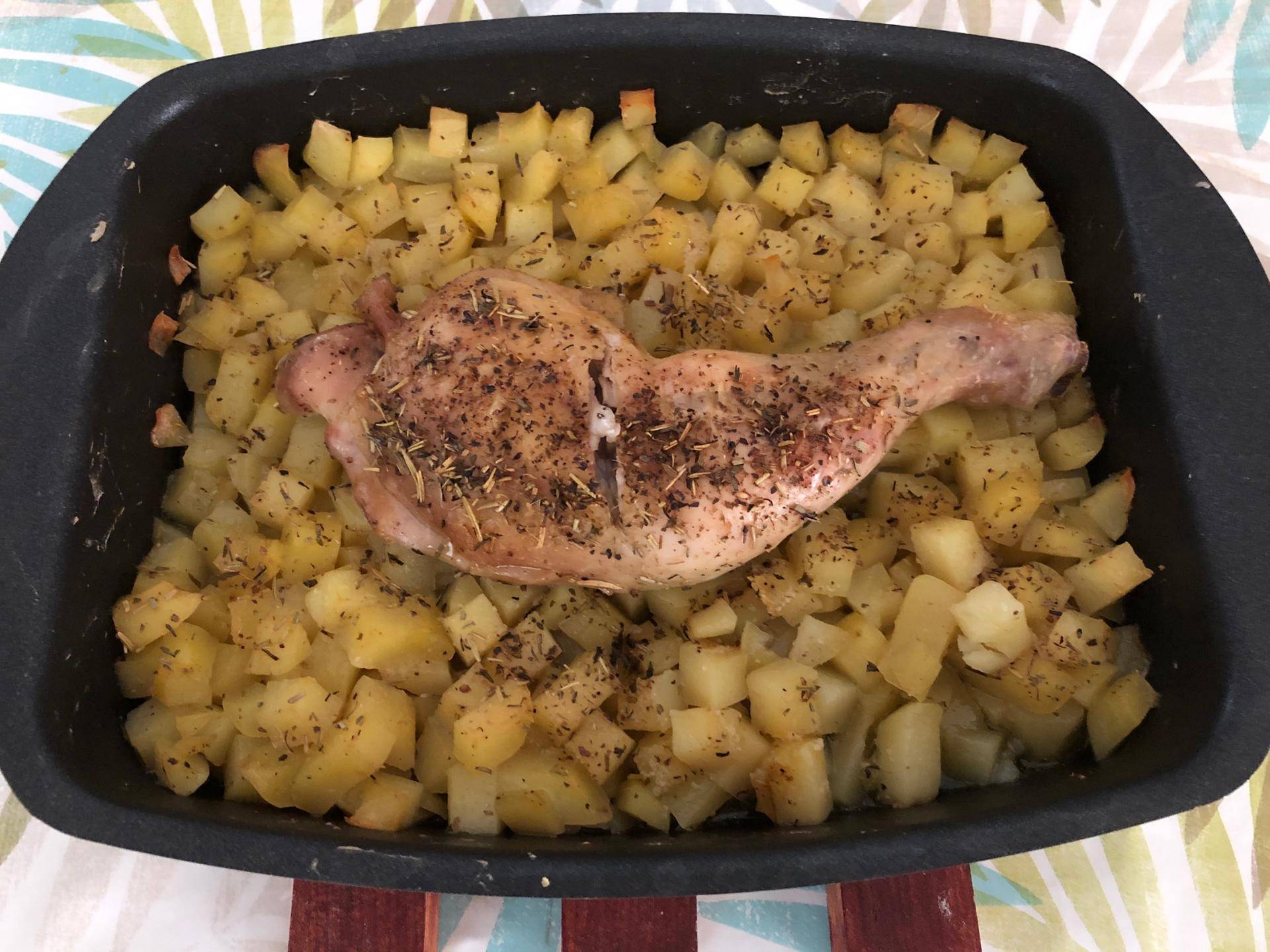 Cuisse de poulets pommes de terre - Recette Cake Factory | Tefal