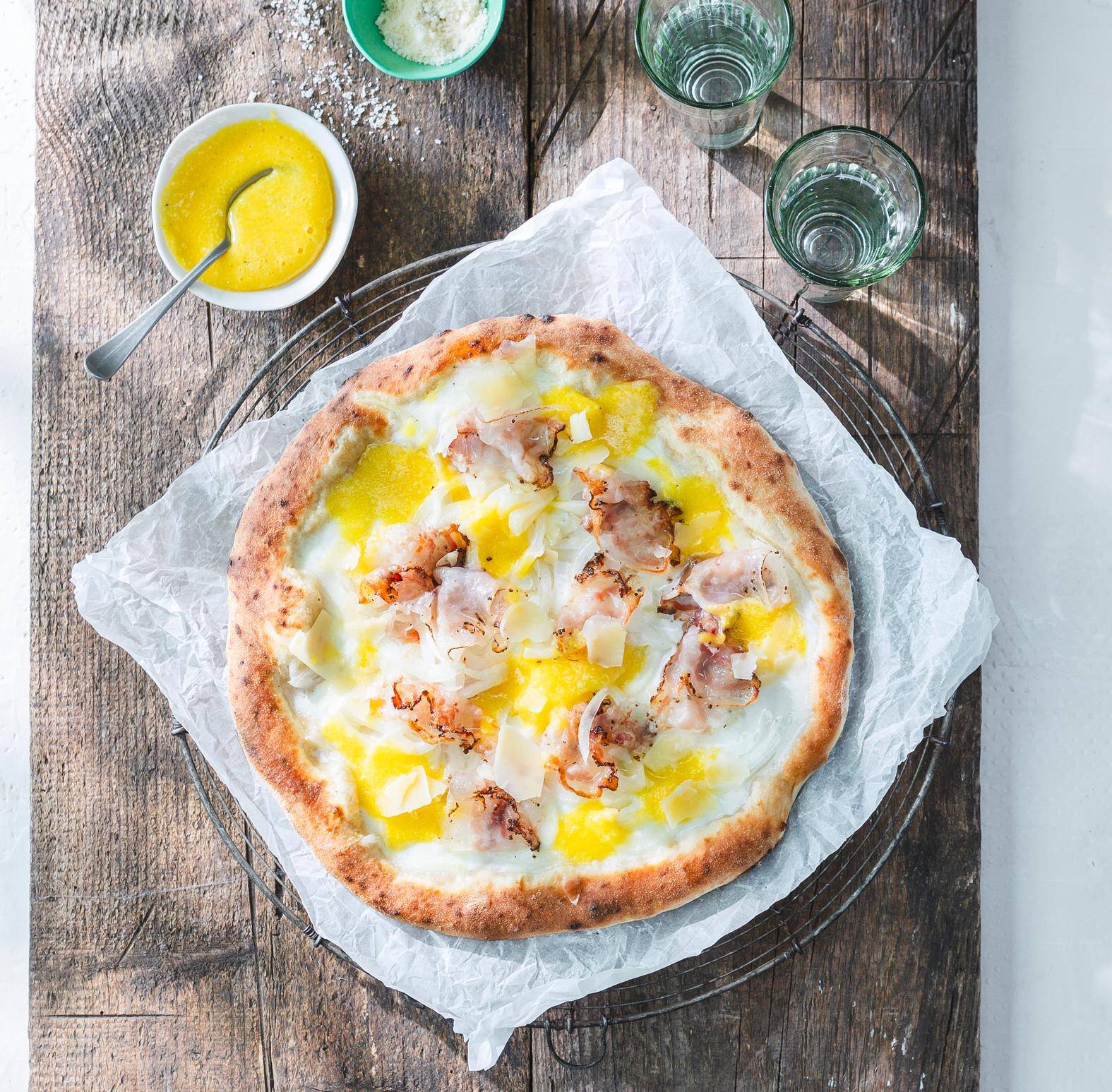 Carbonara pizza - Recette Pizza Pronto | Tefal
