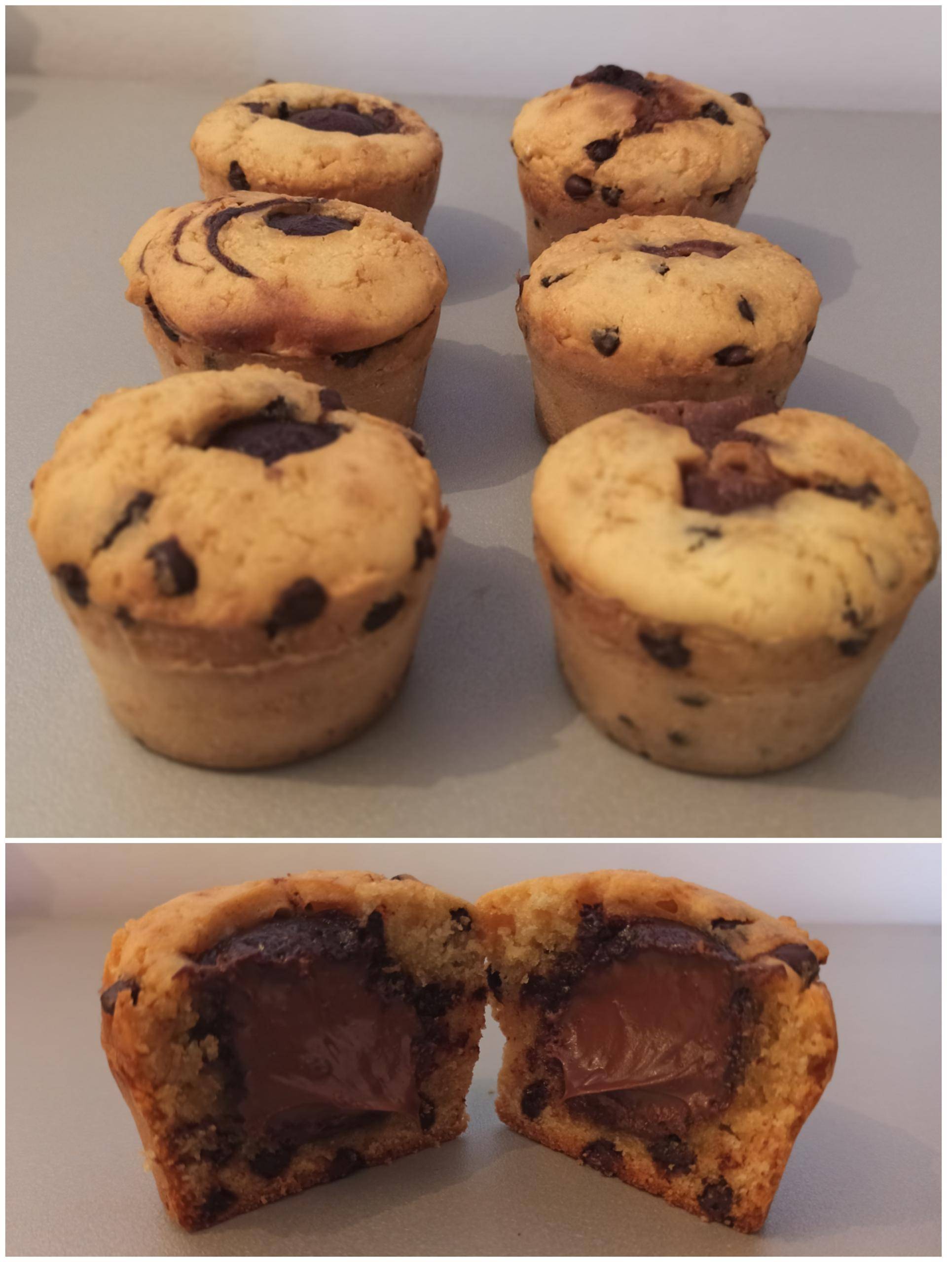 Muffins Nutella et Kinder Maxi - Recette Cake Factory | Tefal