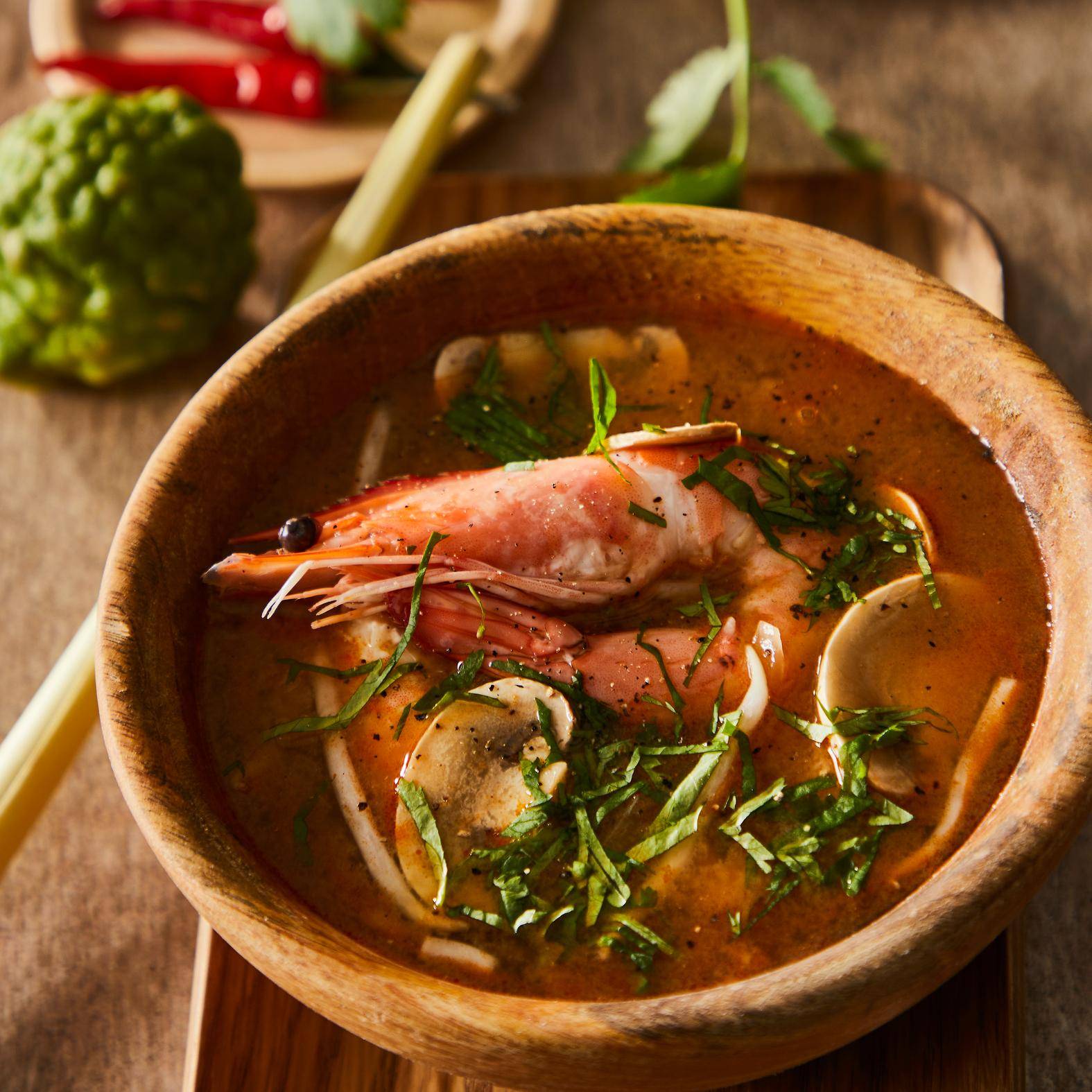 Soupe épicée aux crevettes - Recette Poêles et Casseroles | Tefal