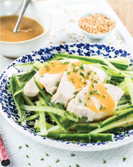 Salade de poulet sauce sésame - Recette undefined | Tefal