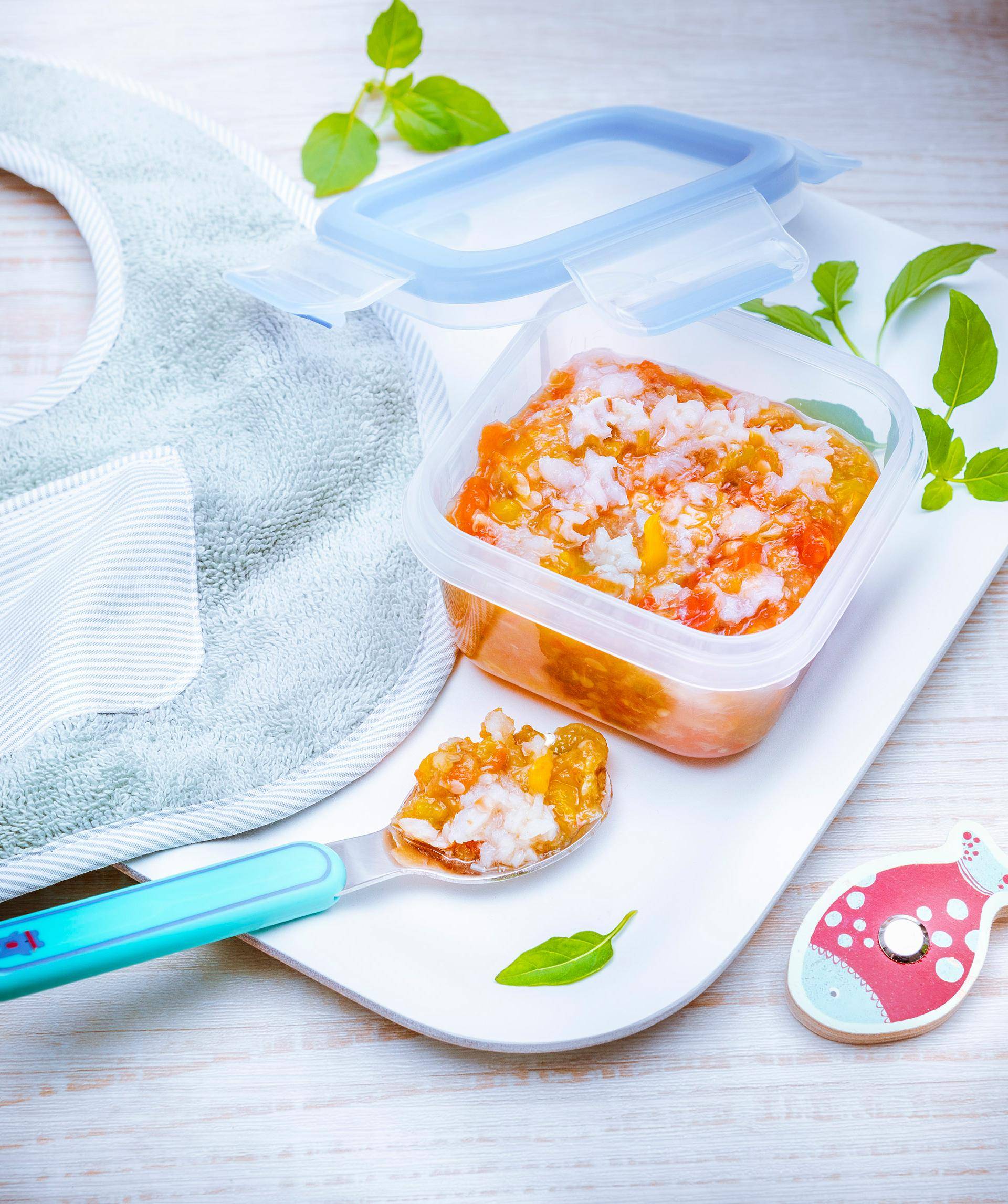 Polenta au chou-fleur, oeuf dur et cerfeuil à partir de 9 mois. - Recette undefined | Tefal