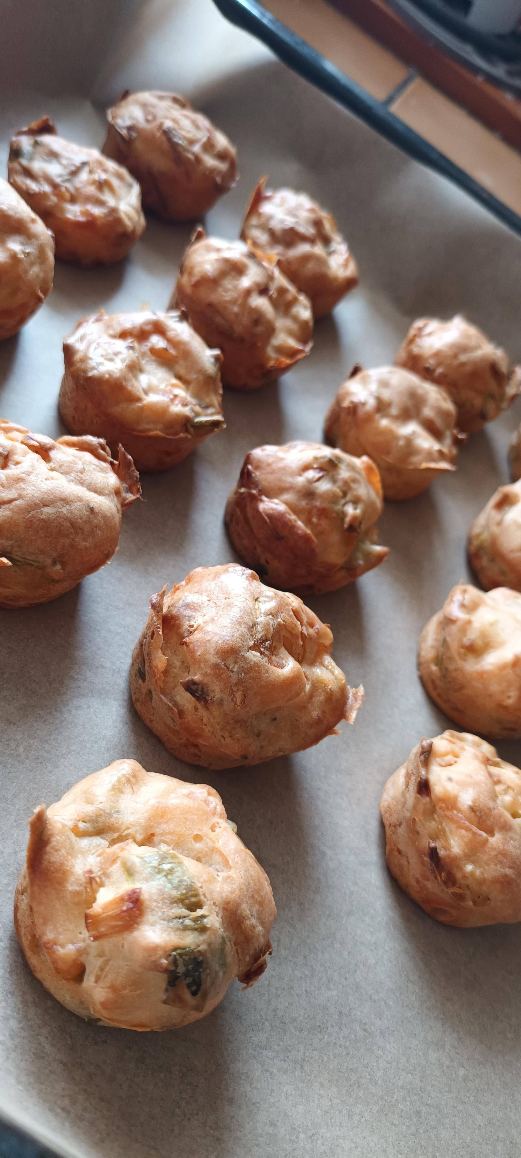 Mini muffin poireau saumon - Recette Cake Factory | Tefal