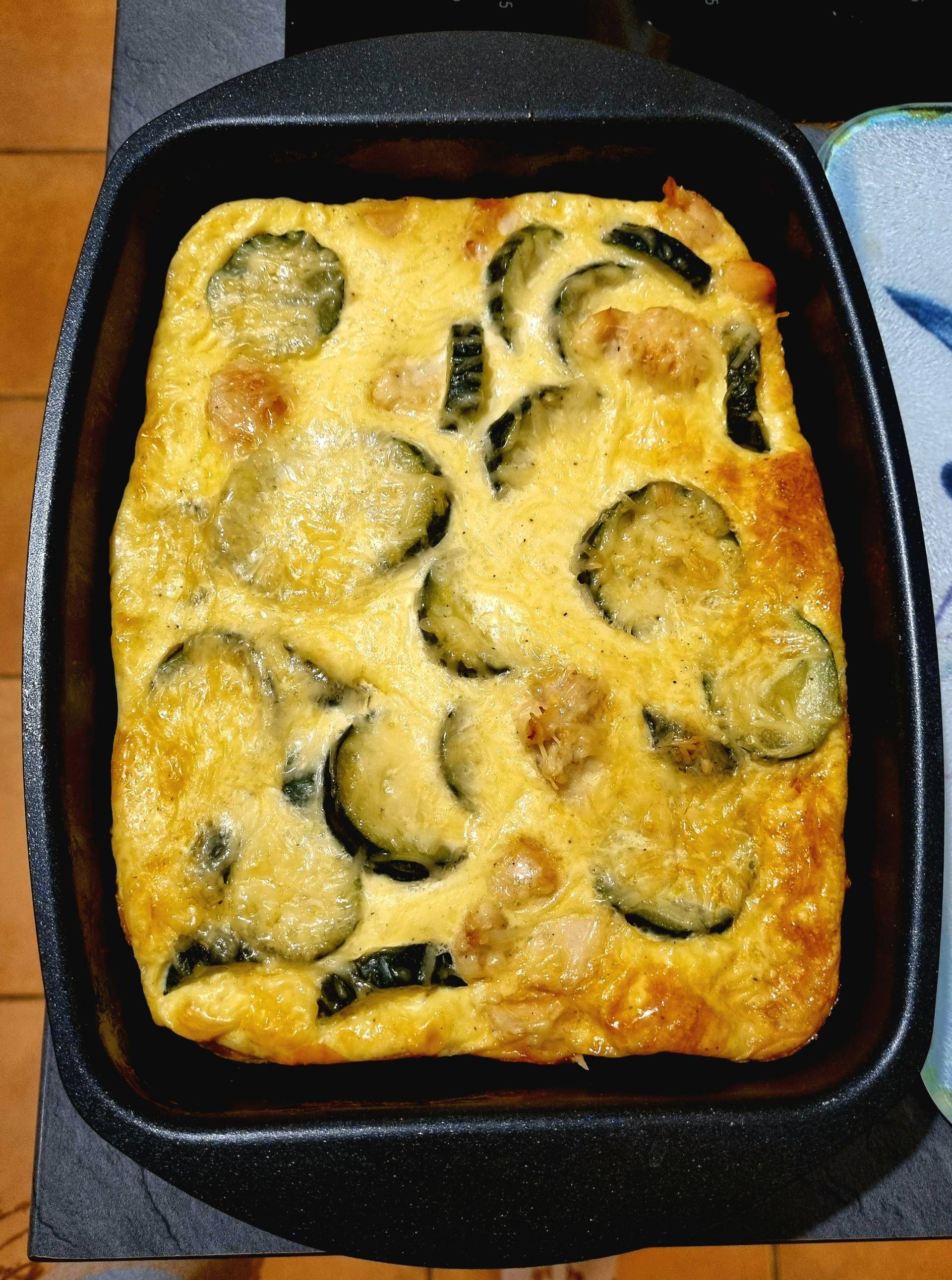 Flan de courgettes et poulet - Recette Cake Factory Délices | Tefal