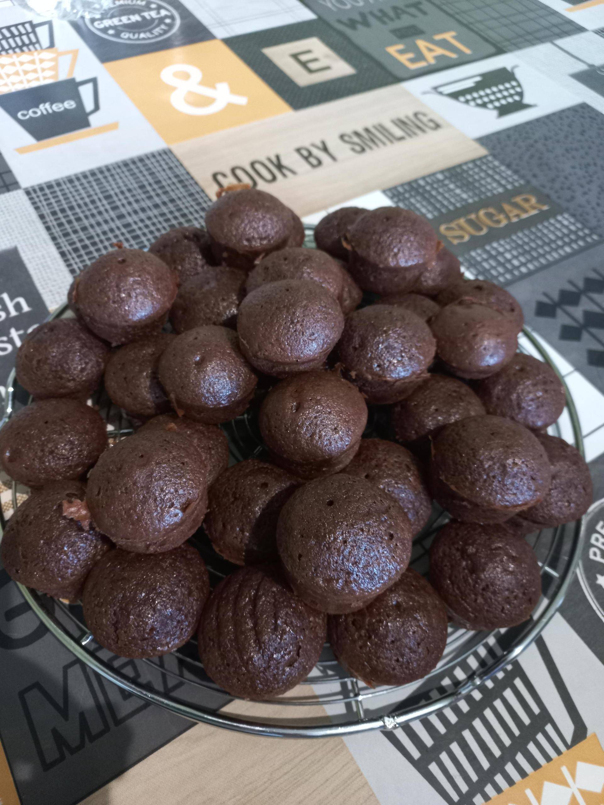 Mini-muffins moelleux tout choco - Recette Cake Factory | Tefal