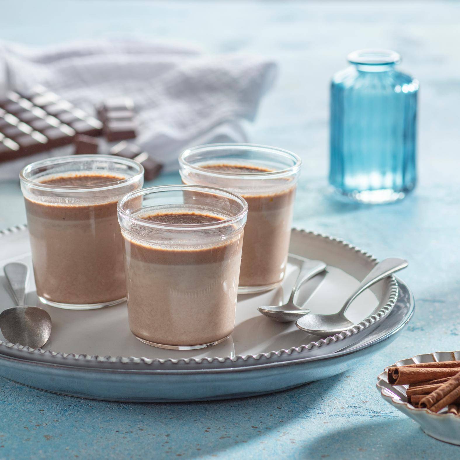 Crèmes au chocolat au lait et à la cannelle - Recette Cake Factory Infinity | Tefal