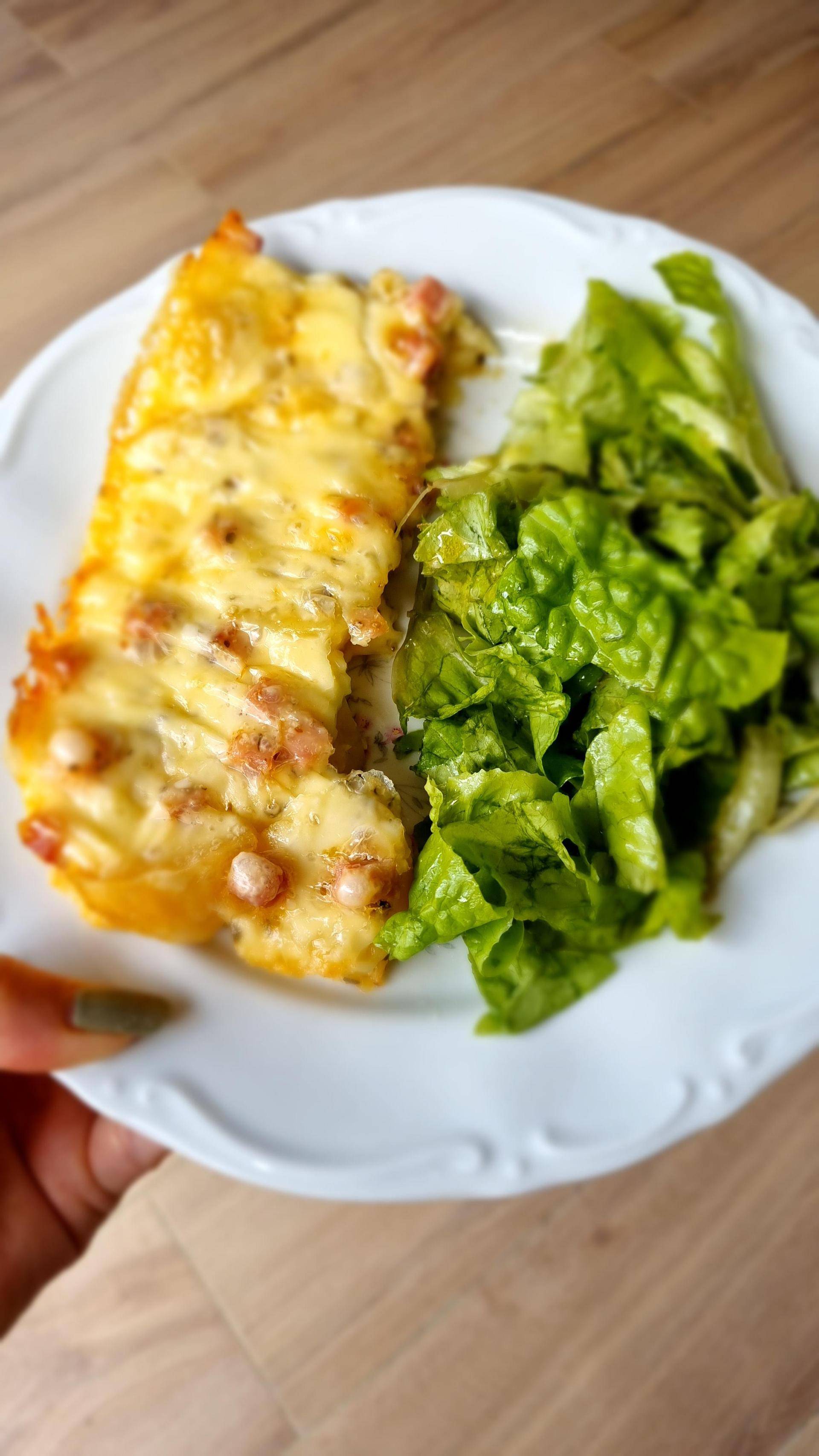 Gratin reste raclette - Recette Cake Factory | Tefal