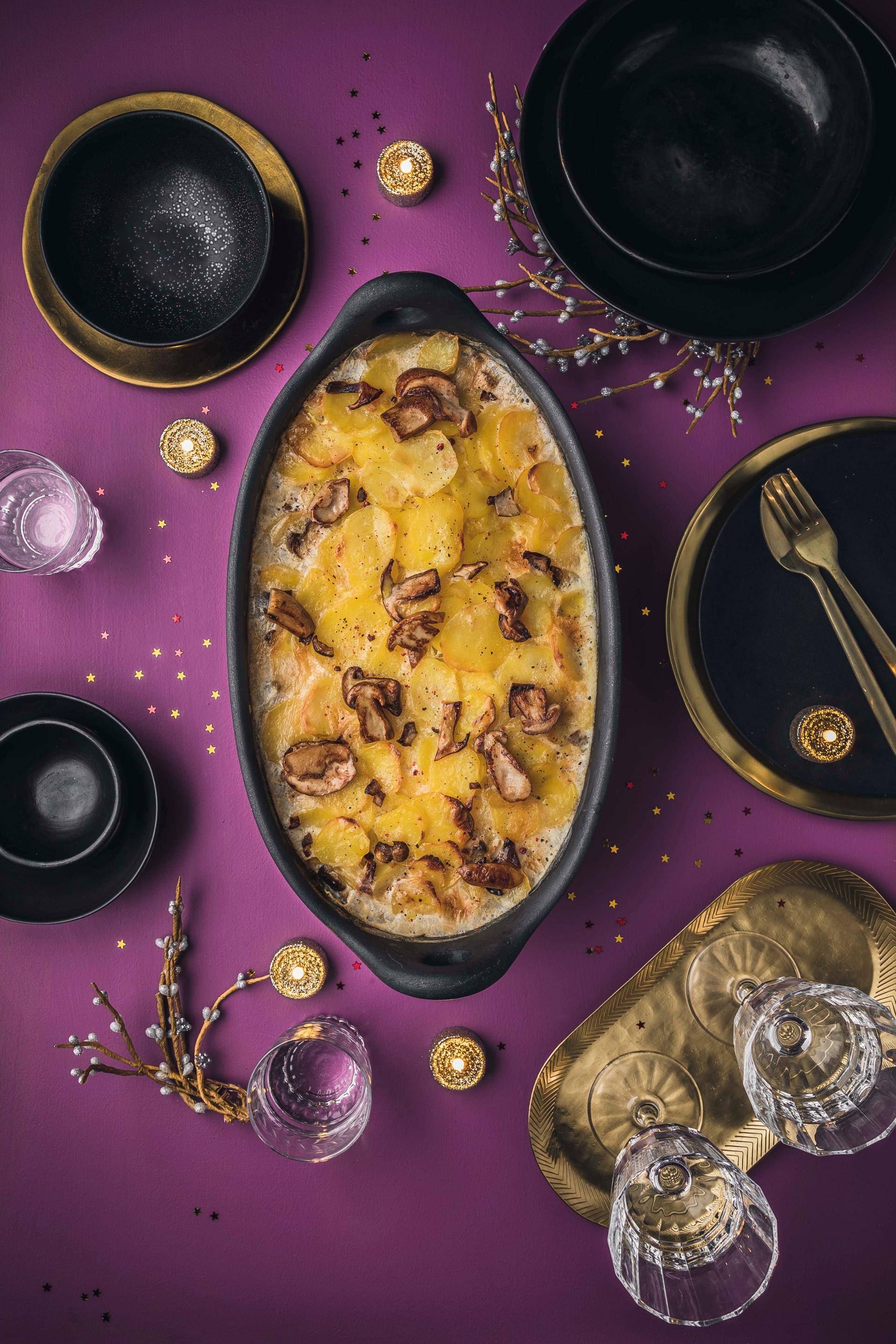 Gratin de pommes de terre aux cèpes - Recette undefined | Tefal