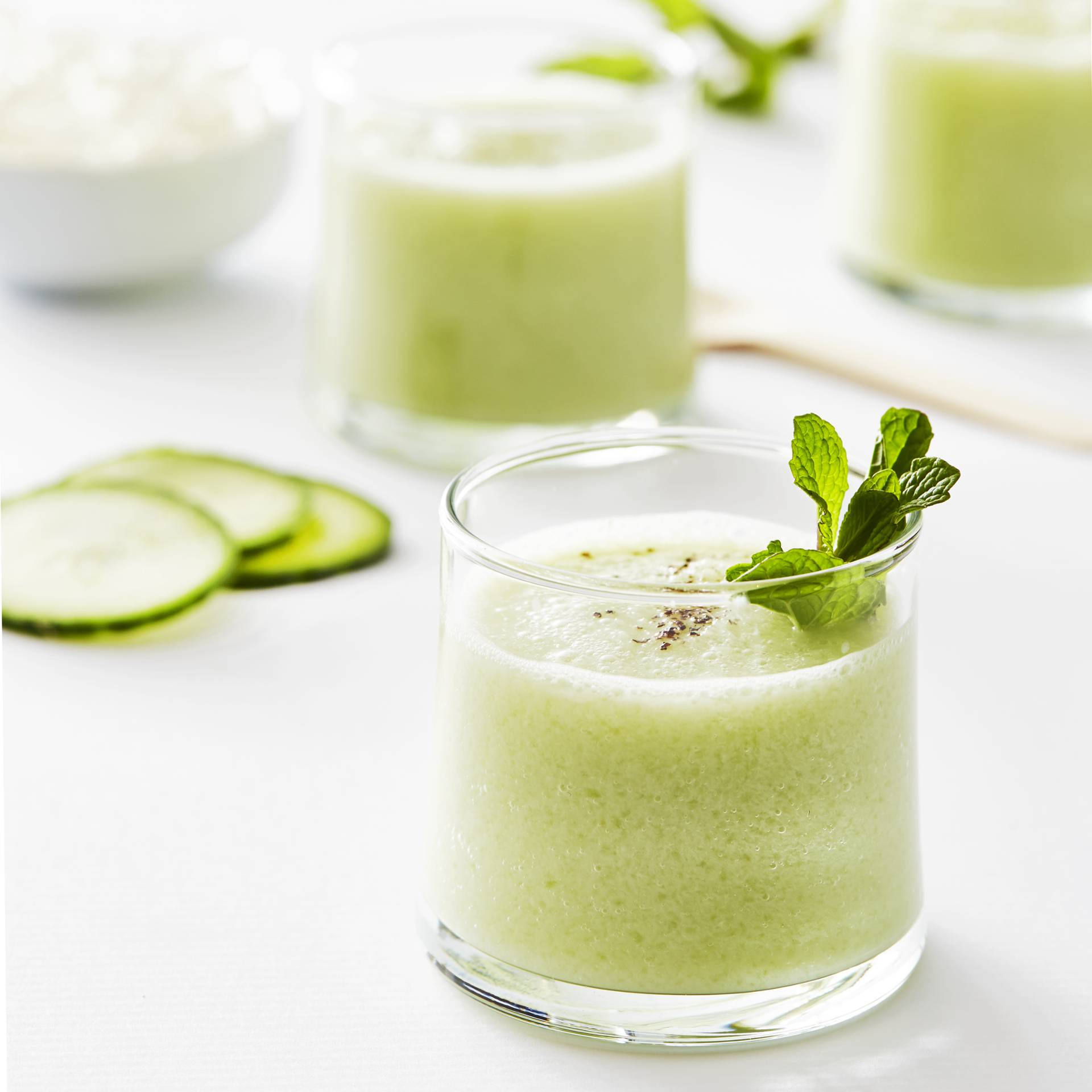 Soupe froide au concombre - Recette undefined | Tefal
