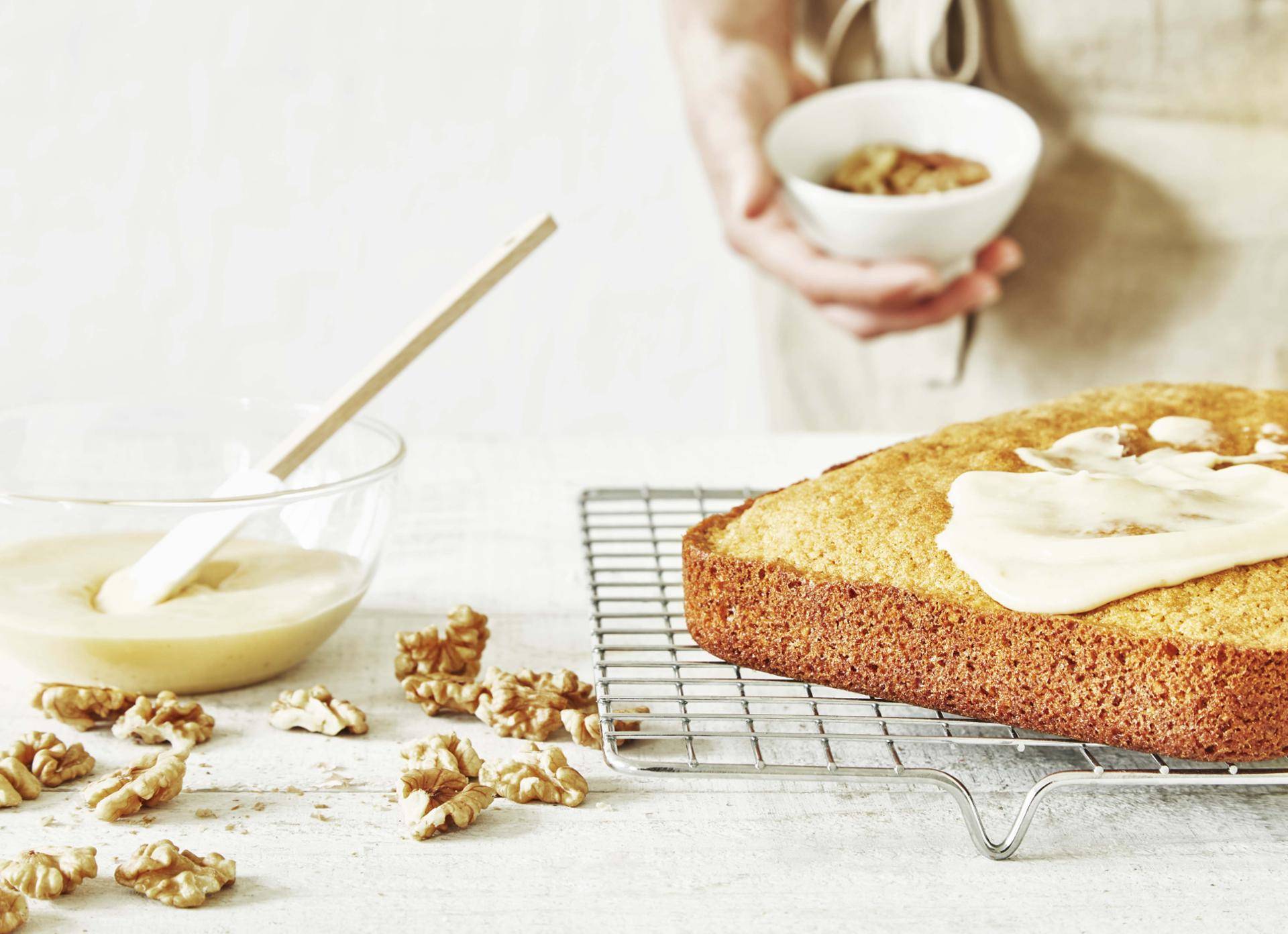 Notencake met koffiesmaak - Recette Cake Factory | Tefal