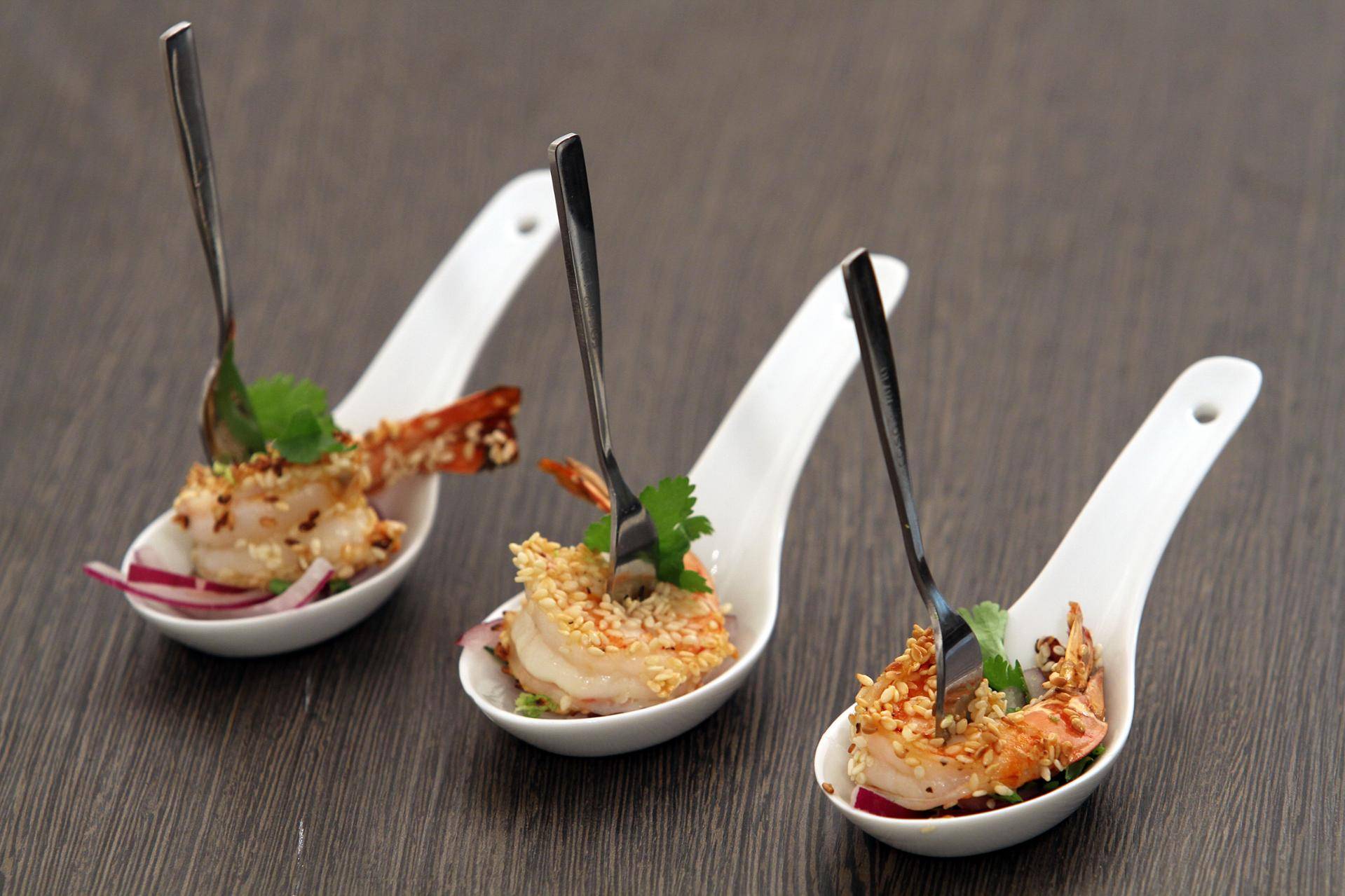 Gambas au sésame et croquant d'oignon - Recette undefined | Tefal