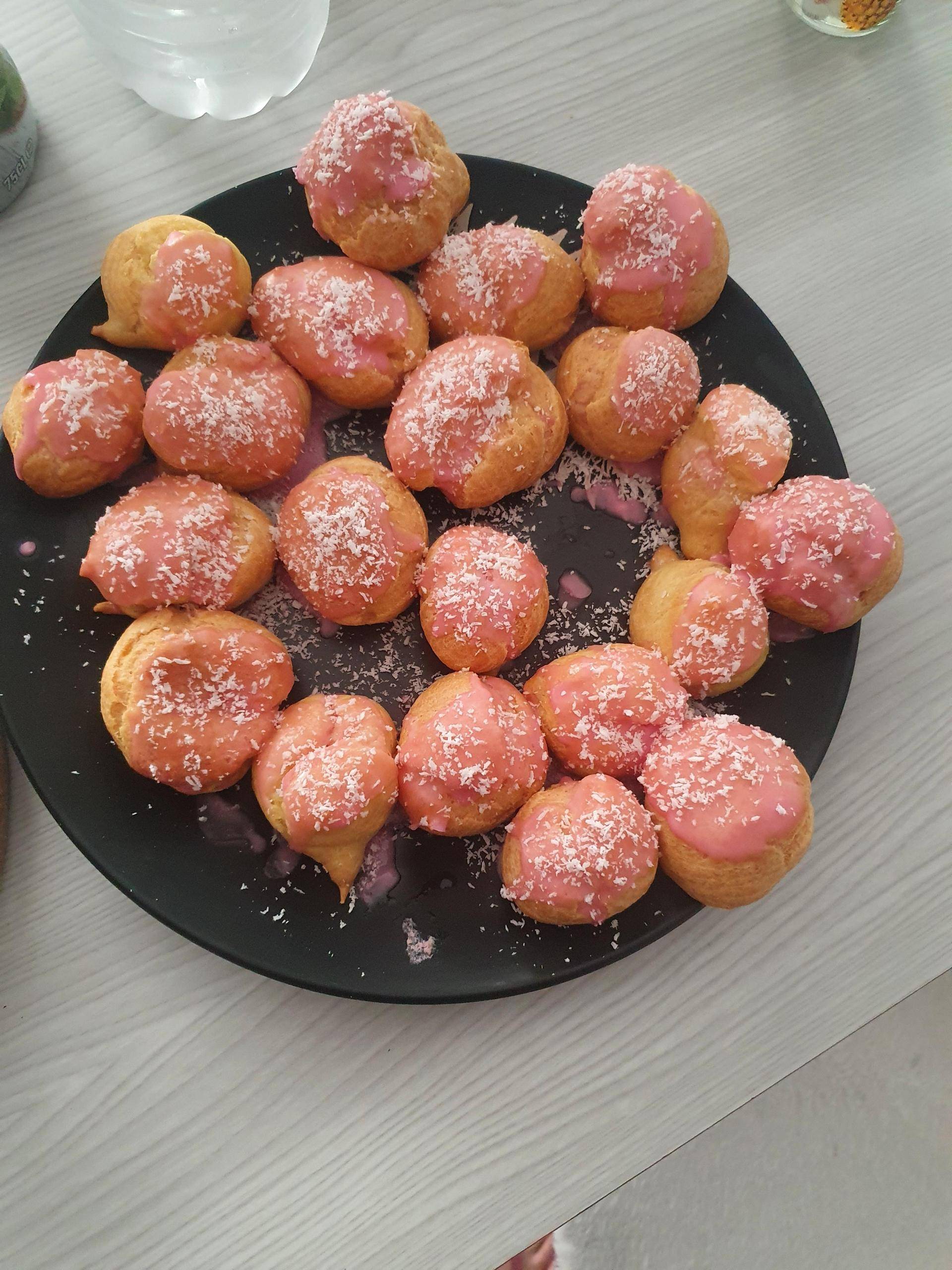Choux à la framboise - Recette Cake Factory | Tefal