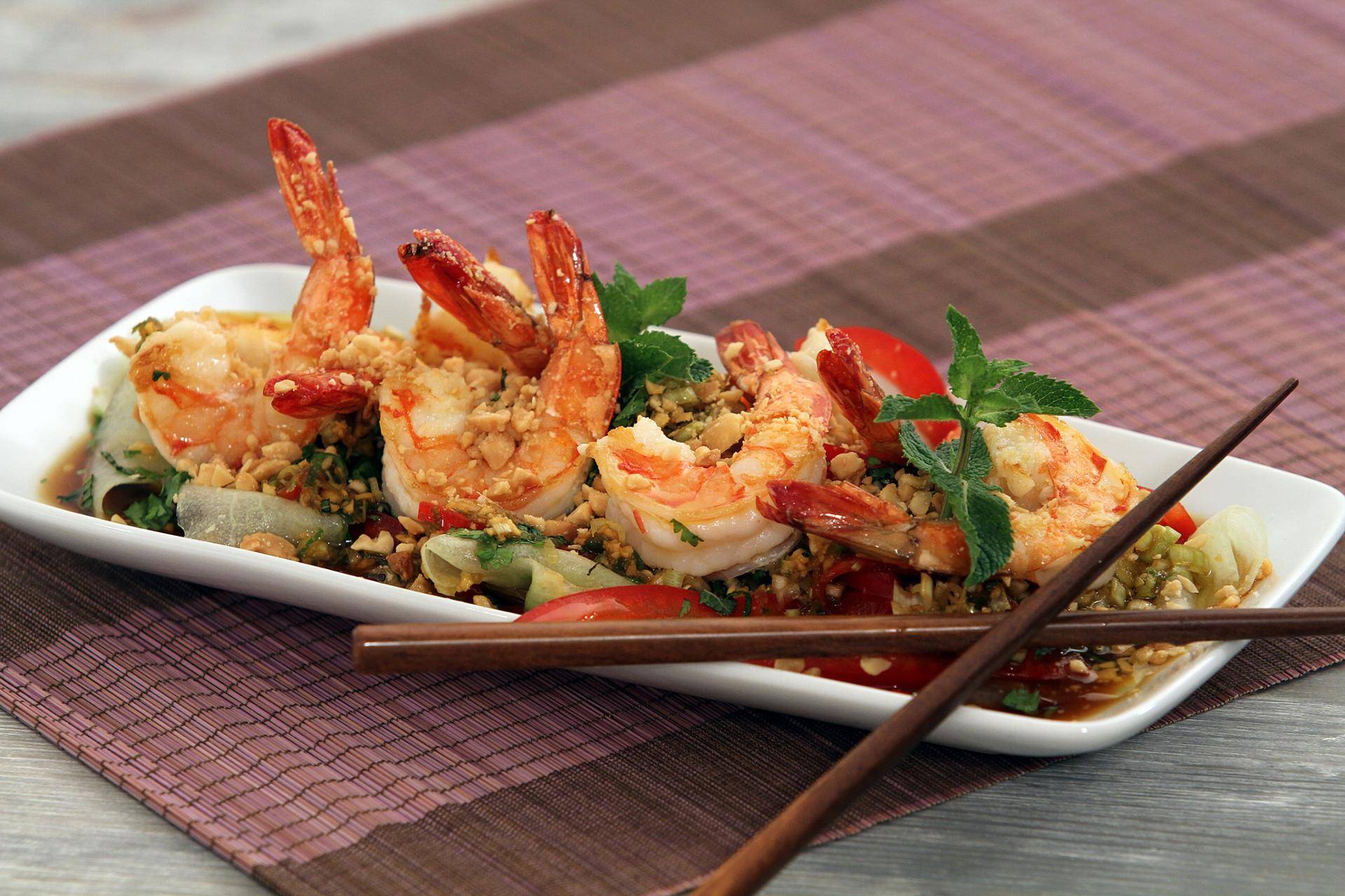 Salade de crevettes à la thaï - Recette undefined | Tefal