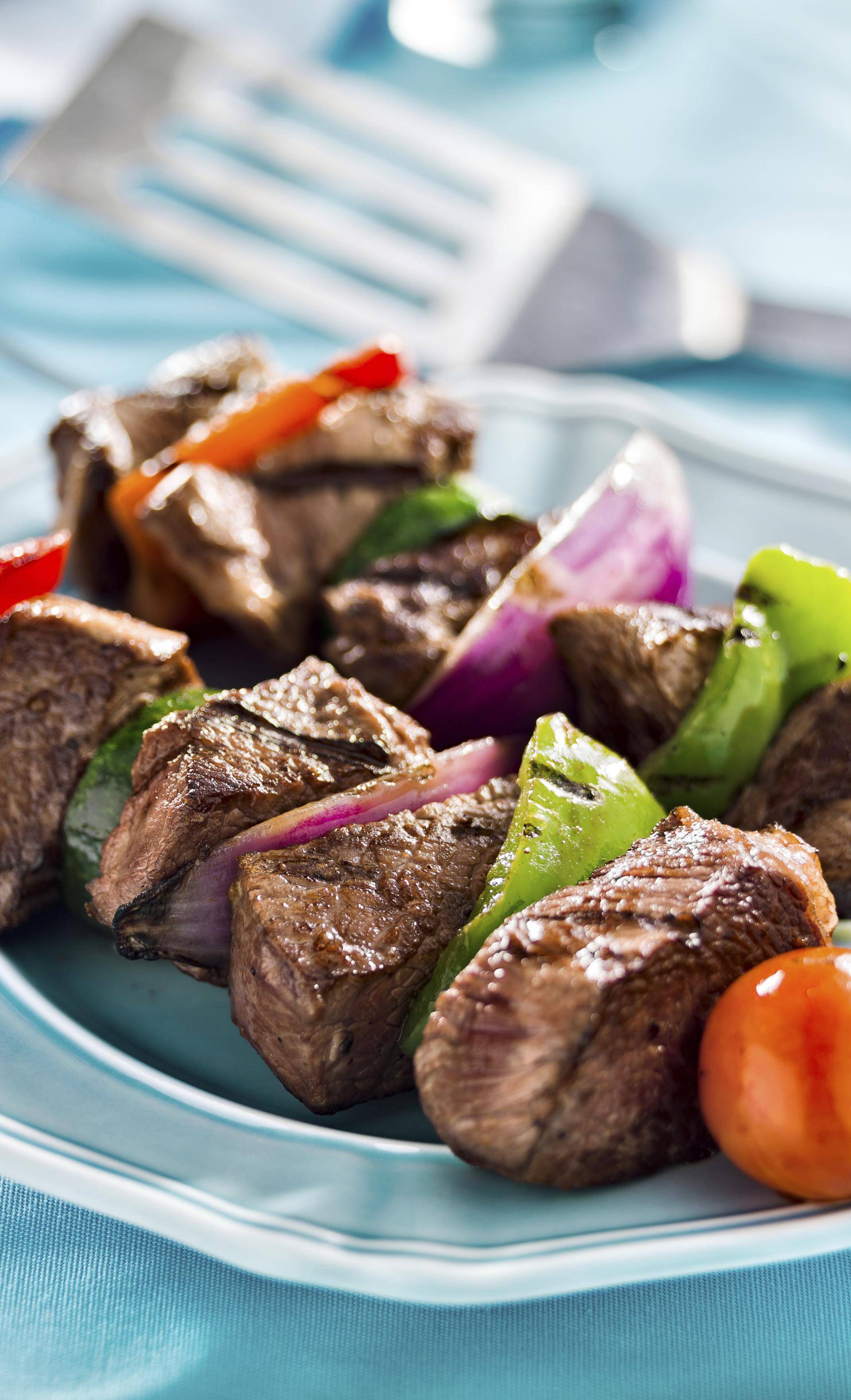 Brochettes de porc marinées au jus de grenade - Recette OptiGrill 2in1 | Tefal