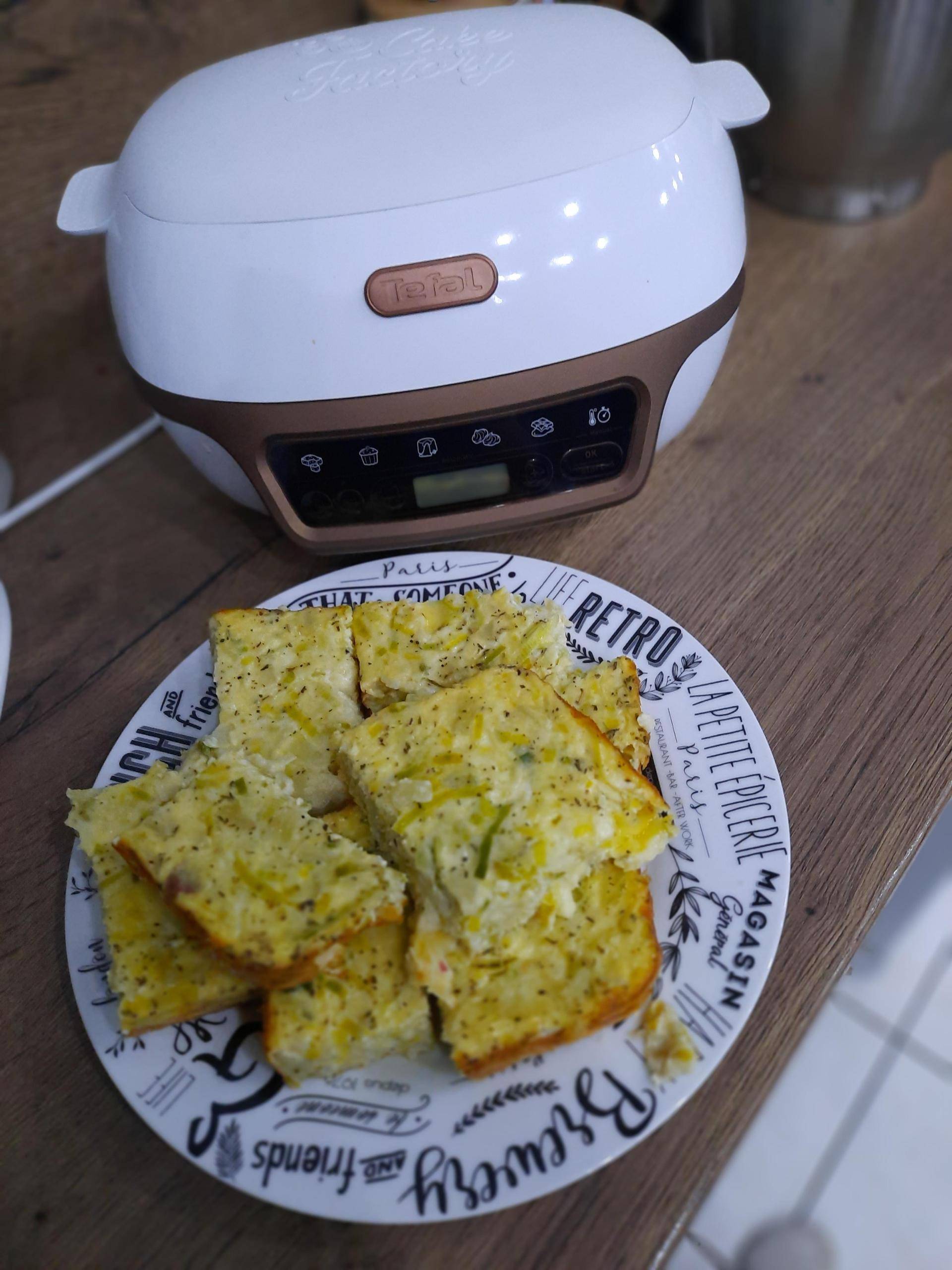 Quiche poireau cake factory - Recette Cake Factory | Tefal