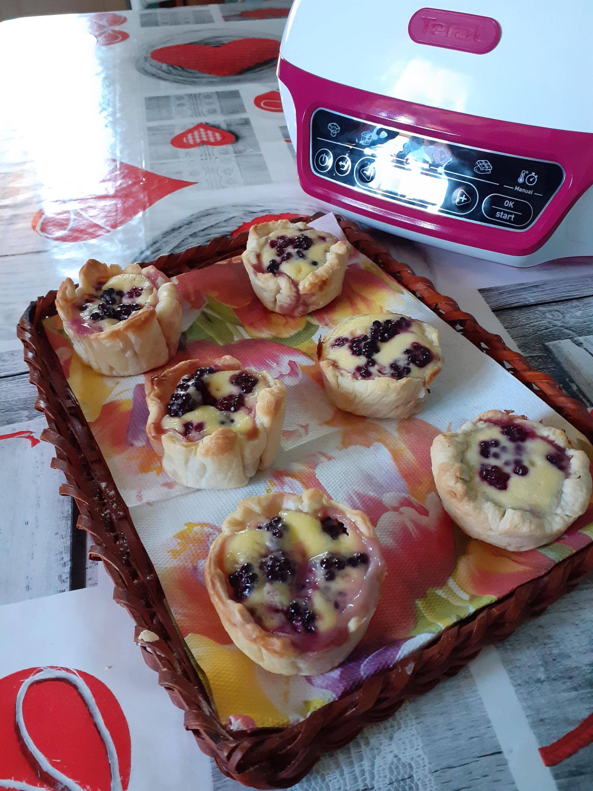 Petites tartes aux mûres - Recette Cake Factory | Tefal