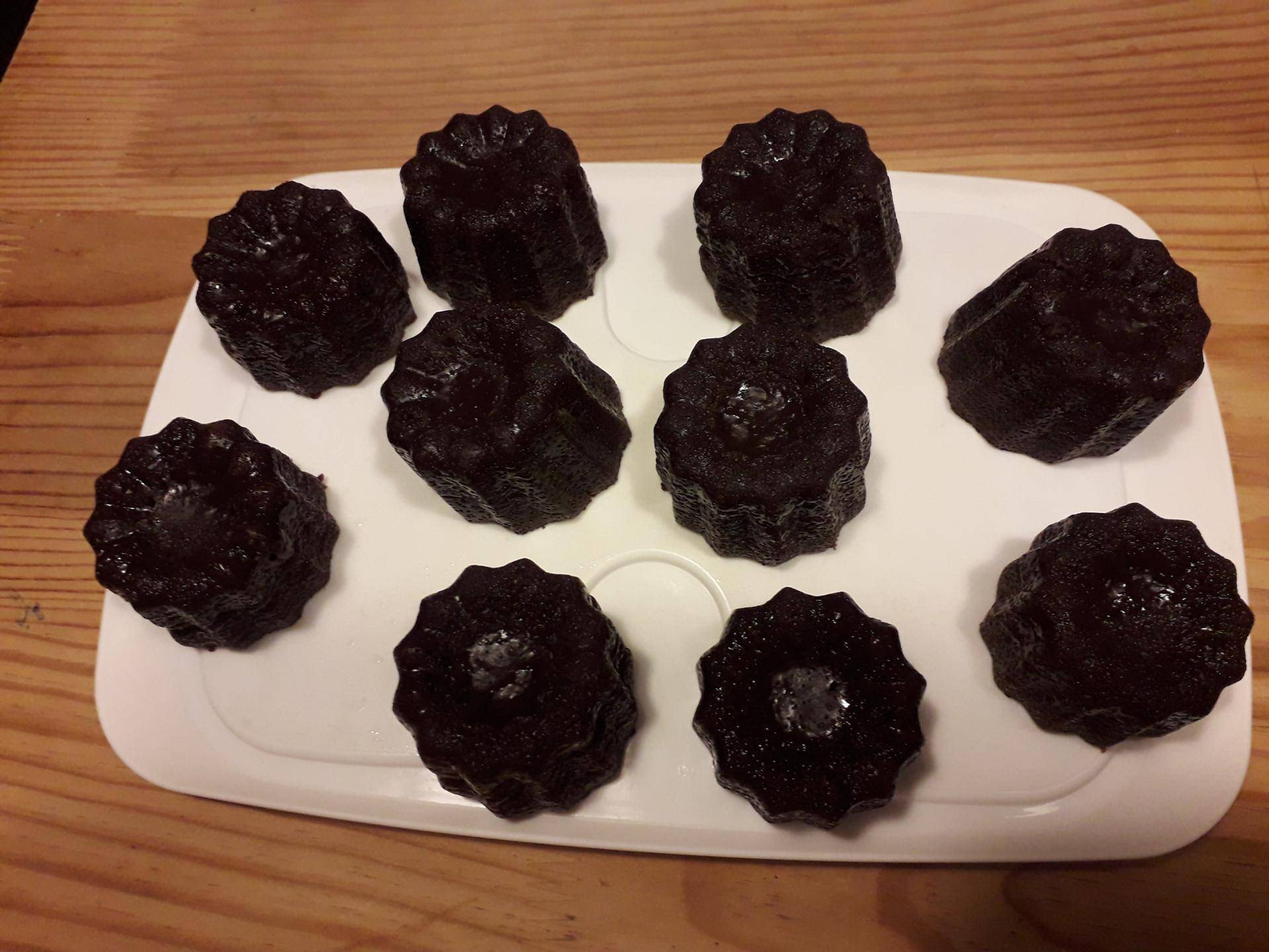 Cannelés au chocolat noir - Recette Cake Factory | Tefal