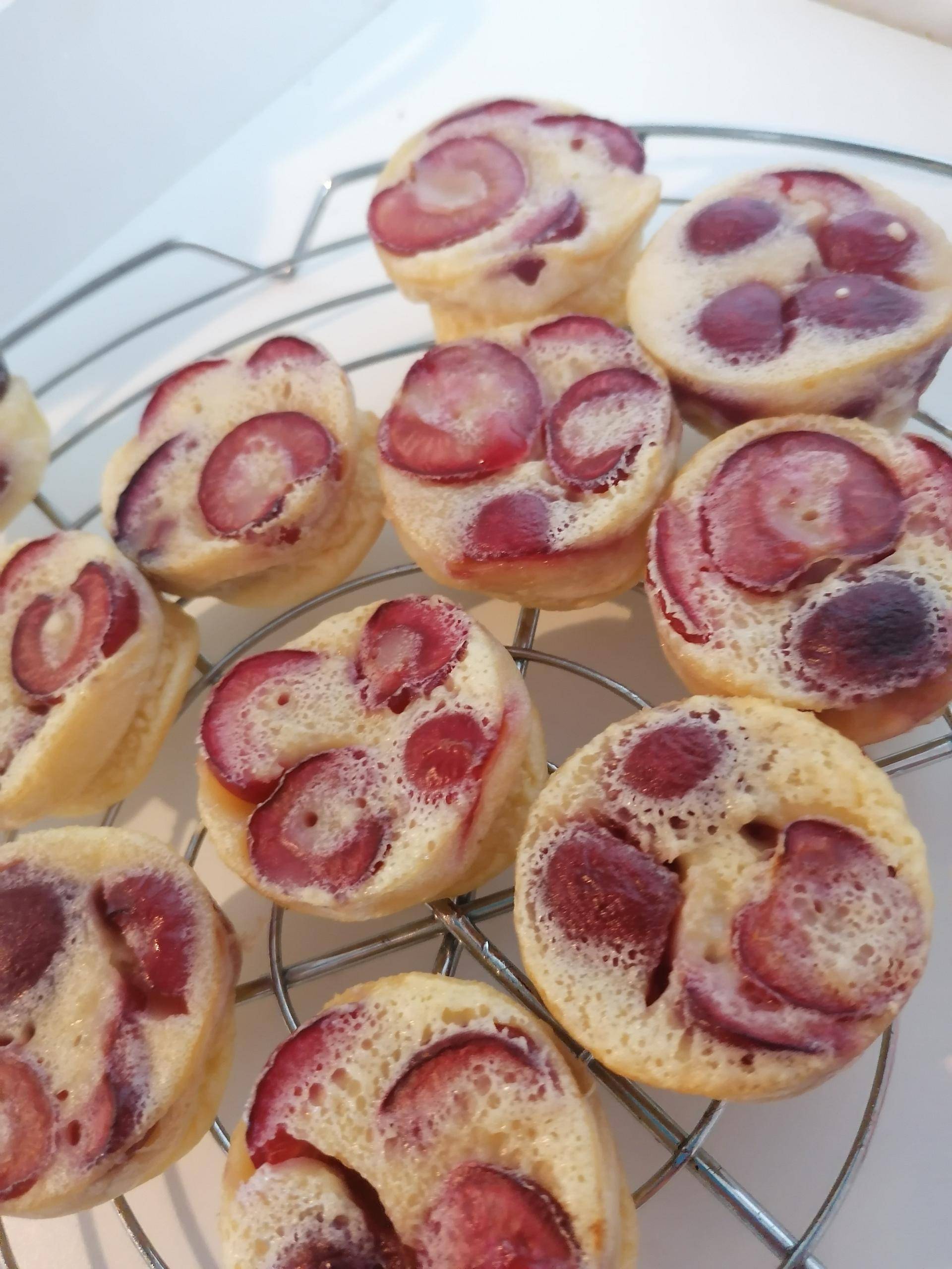 Mini clafoutis aux cerises - Recette Cake Factory | Tefal