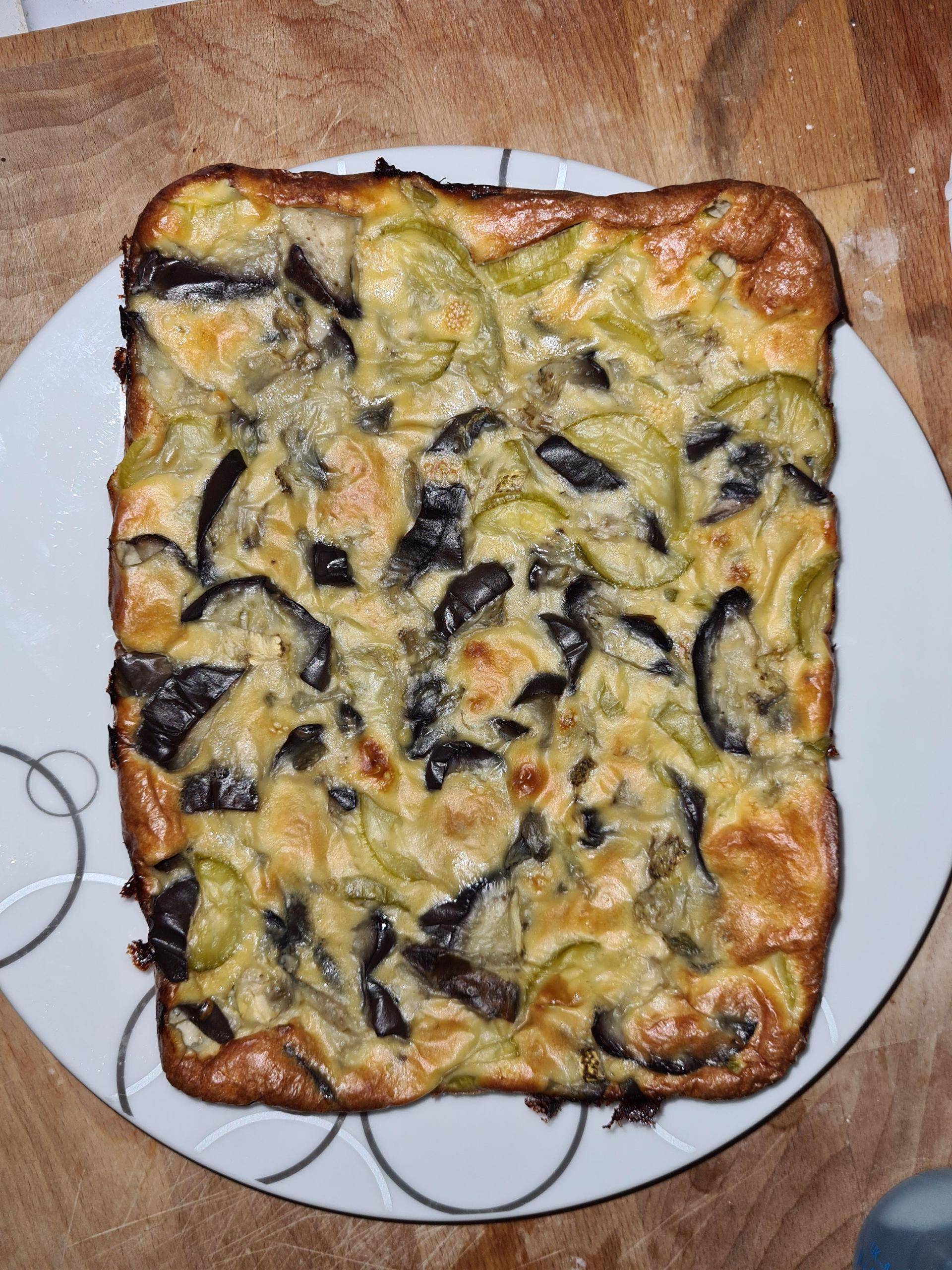 Quiche healty sans pâte courgette aubergine - Recette Cake Factory | Tefal