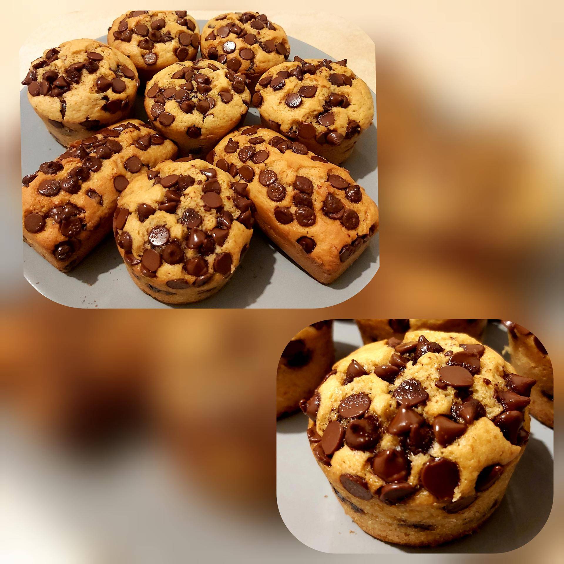 Muffins moelleux vanille et pépites de chocolat de Stella - Recette Cake Factory | Tefal