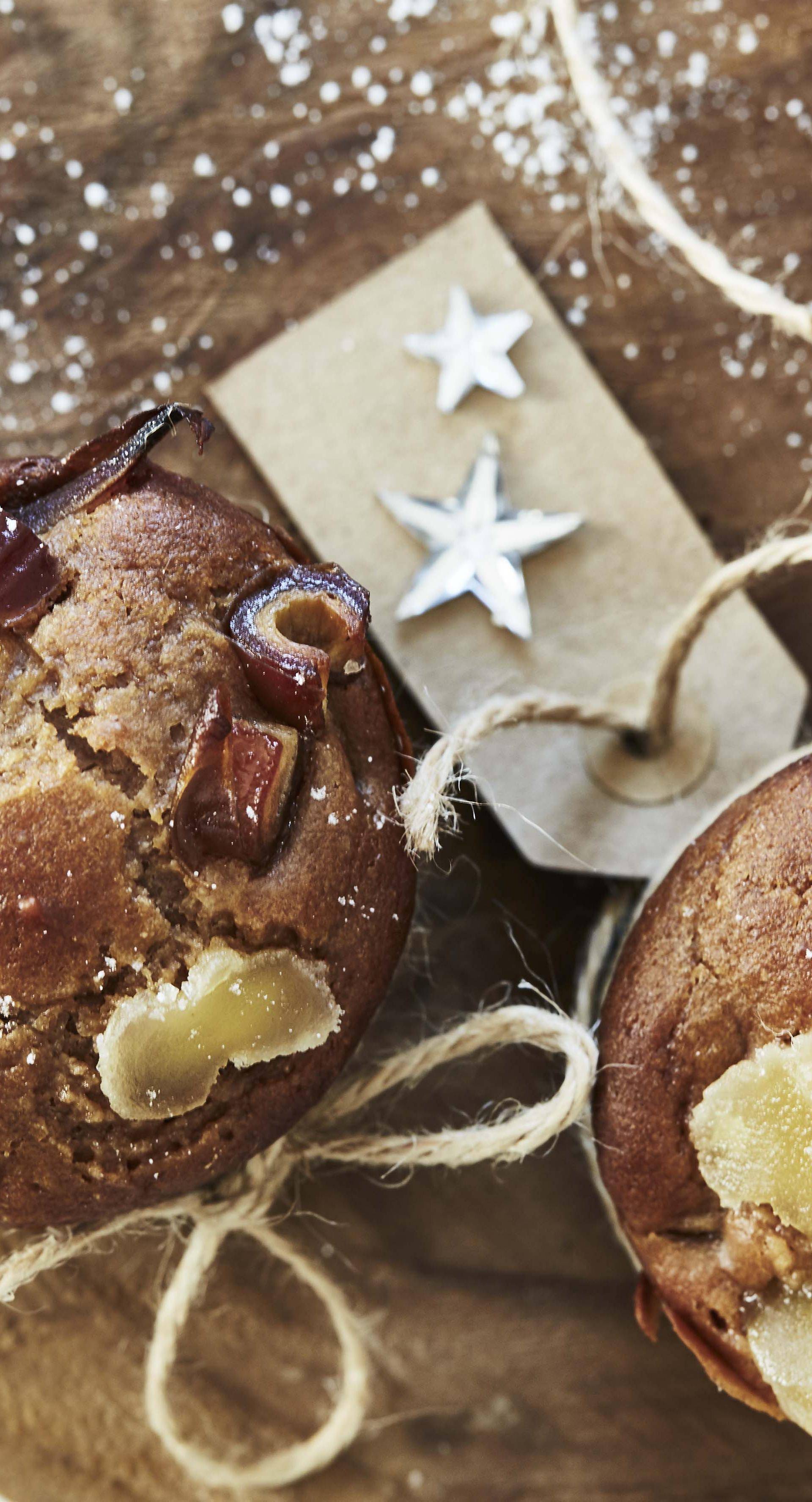 Glutenvrije broodcakemuffins met dadels en gekonfijte gember - Recette Cake Factory | Tefal