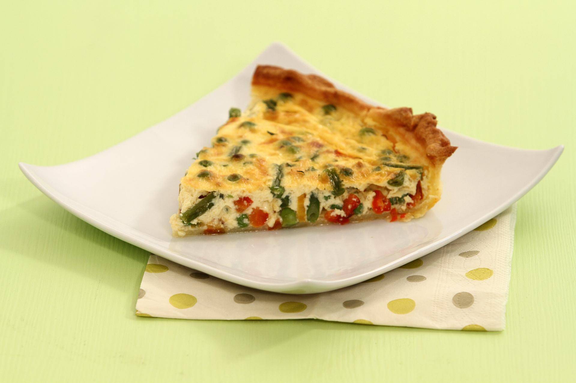 Quiche végétarienne au cumin - Recette Balance de cuisine | Tefal