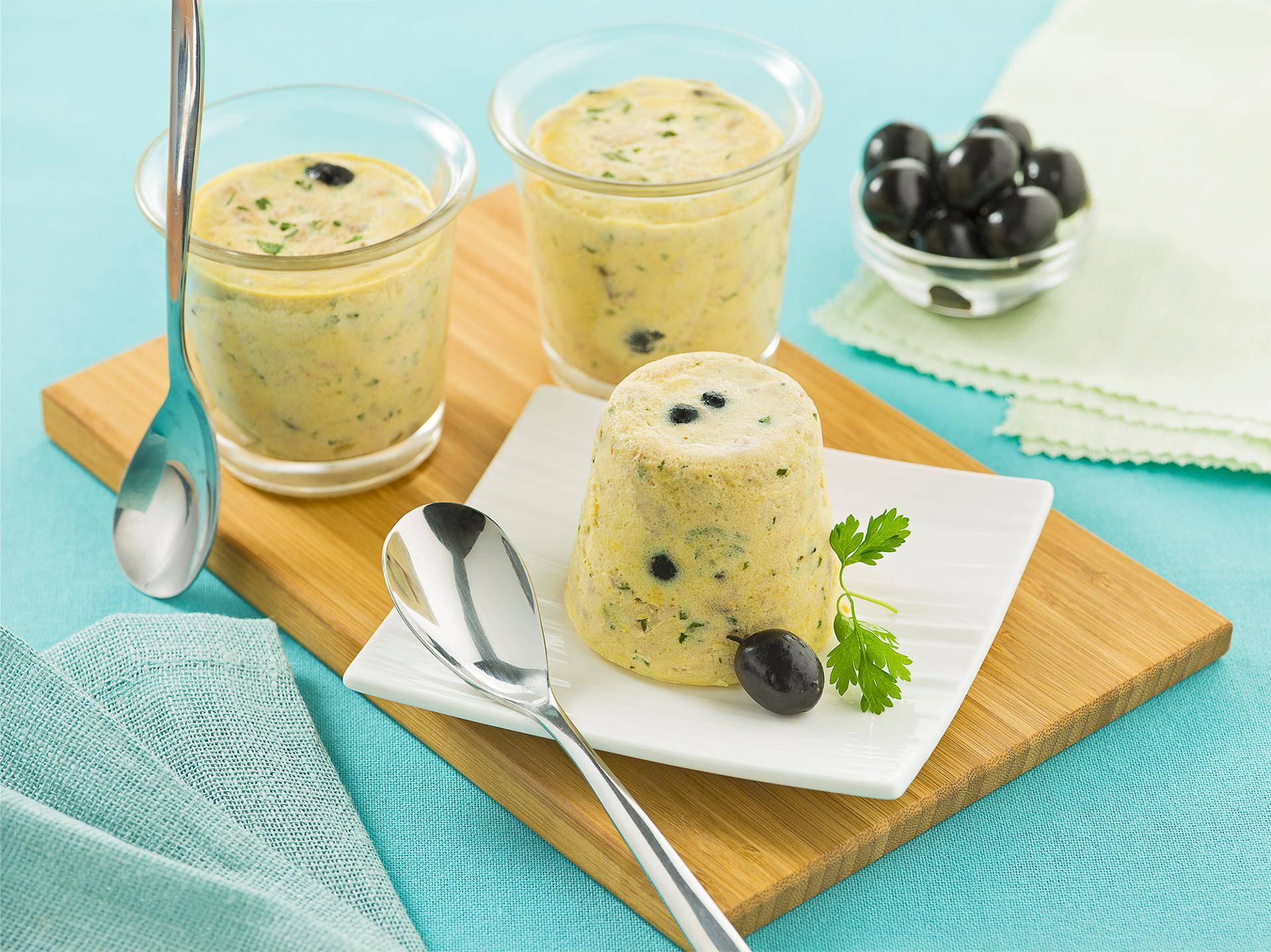 Flans de thon aux olives - Recette undefined | Tefal