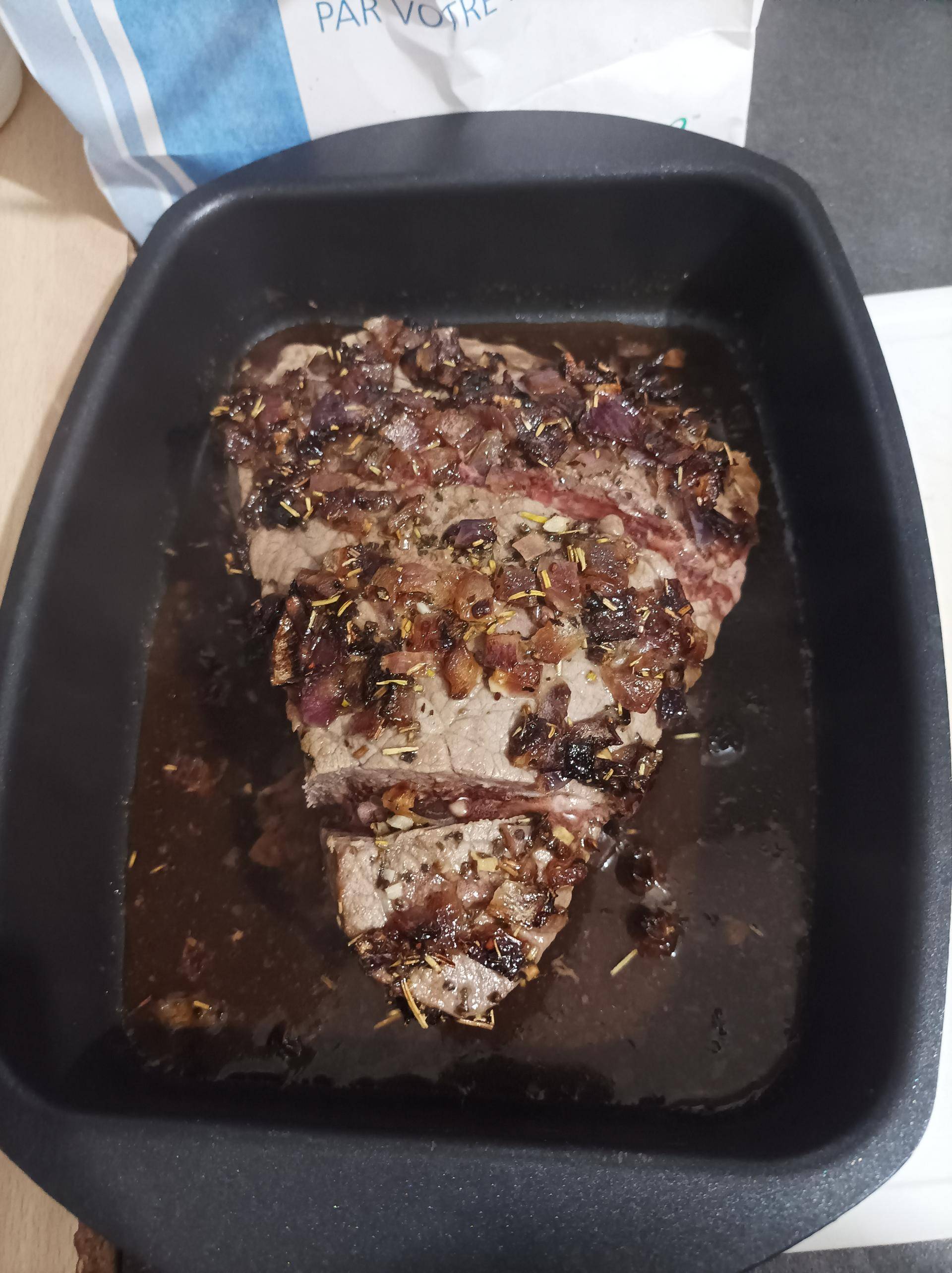 Roti de boeuf sauce oignon caramélisées - Recette Cake Factory Délices | Tefal