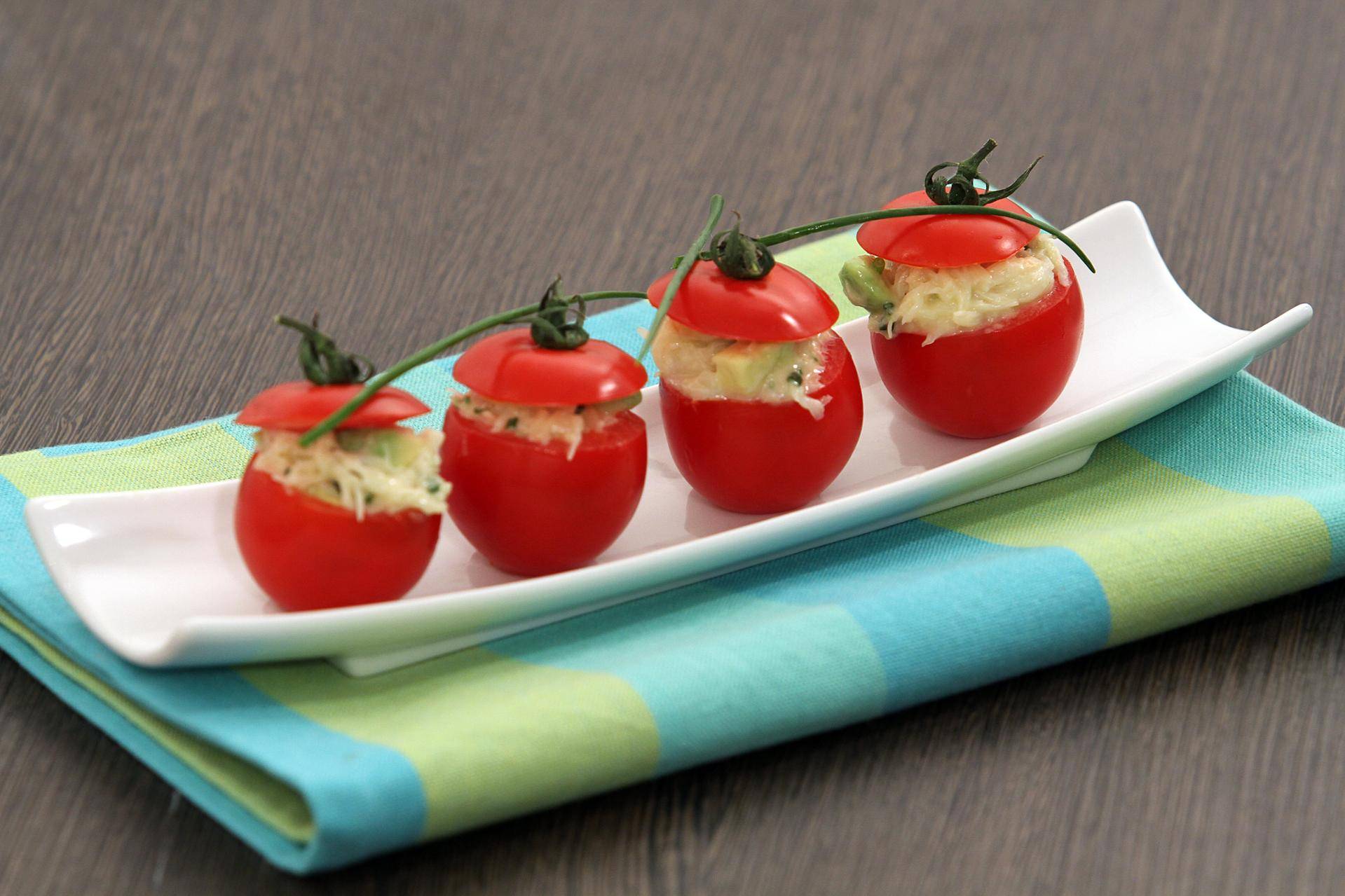 Mini tomates farcies au crabe - Recette undefined | Tefal