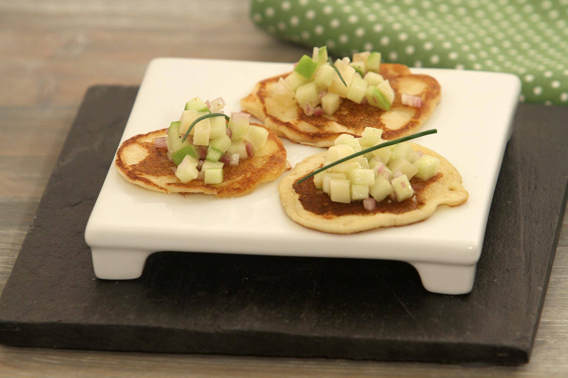 Blinis de brebis et pommes vertes - Recette undefined | Tefal