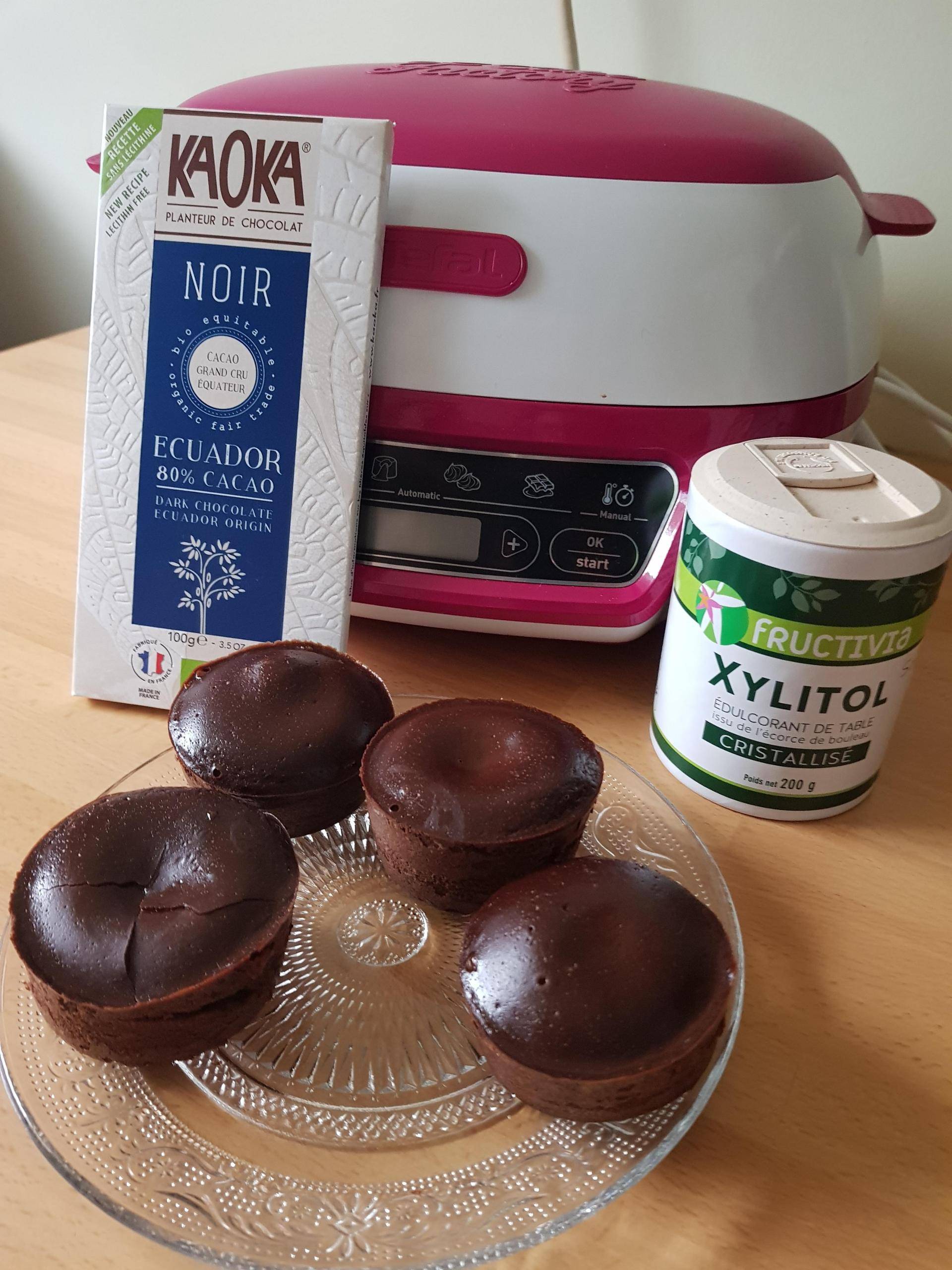 Cœur coulant chocolat allégé - Recette Cake Factory | Tefal