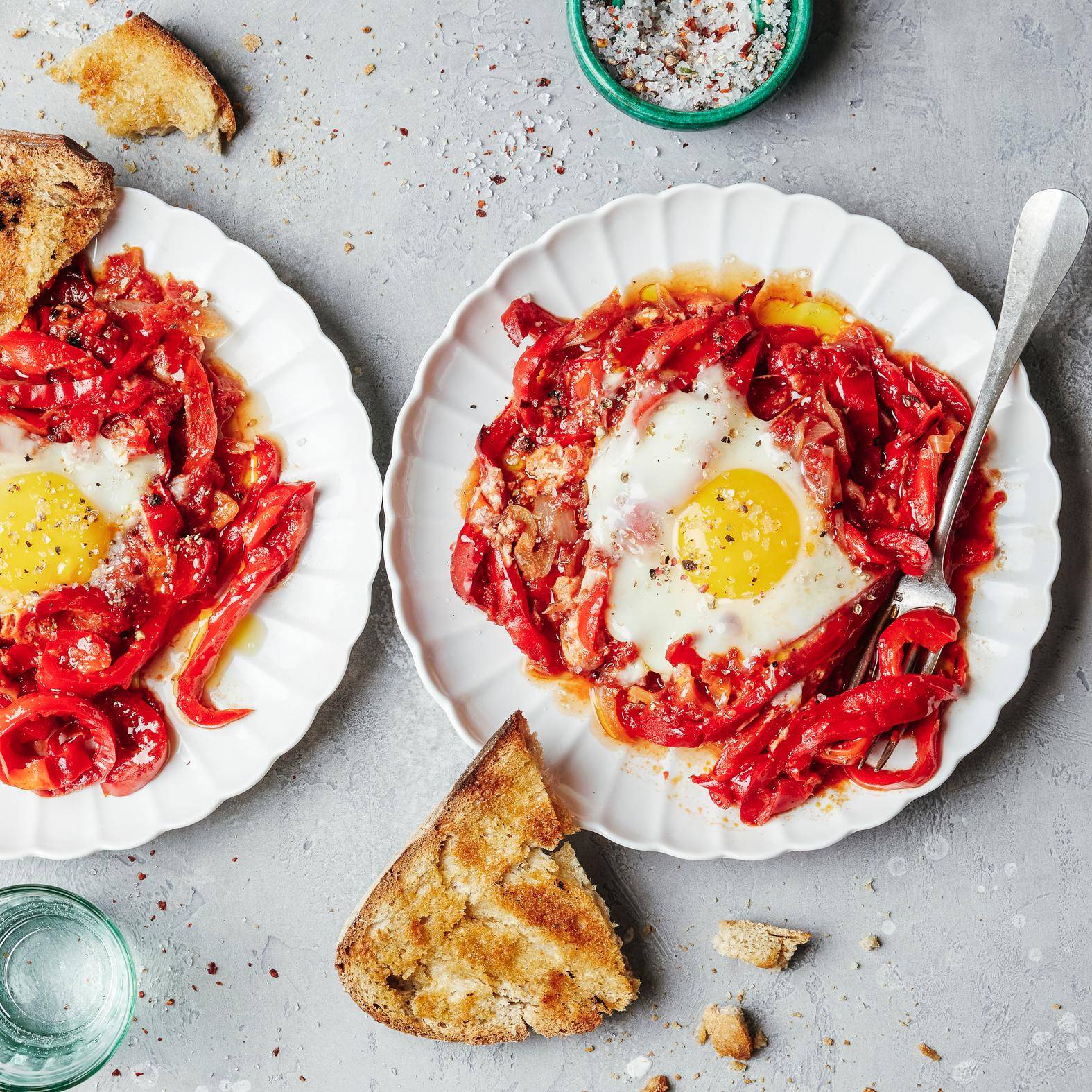 Shakshuka met eieren en paprika - Recette OptiGrill 2in1 | Tefal