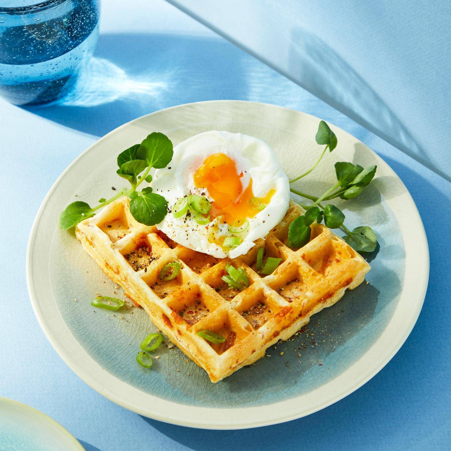 Bacon and cheddar savoury waffles - Recette Snack Collection MECHANICAL | Tefal