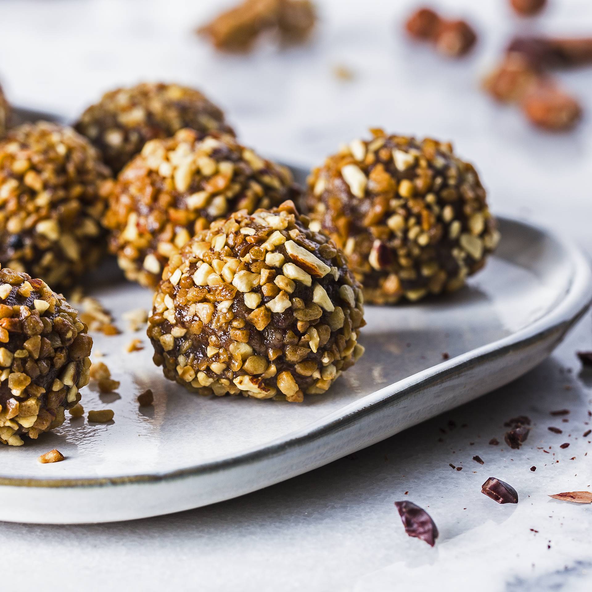 Truffes au chocolat & fruits secs - Recette Hachoir Manuel 5 secondes 900mL | Tefal