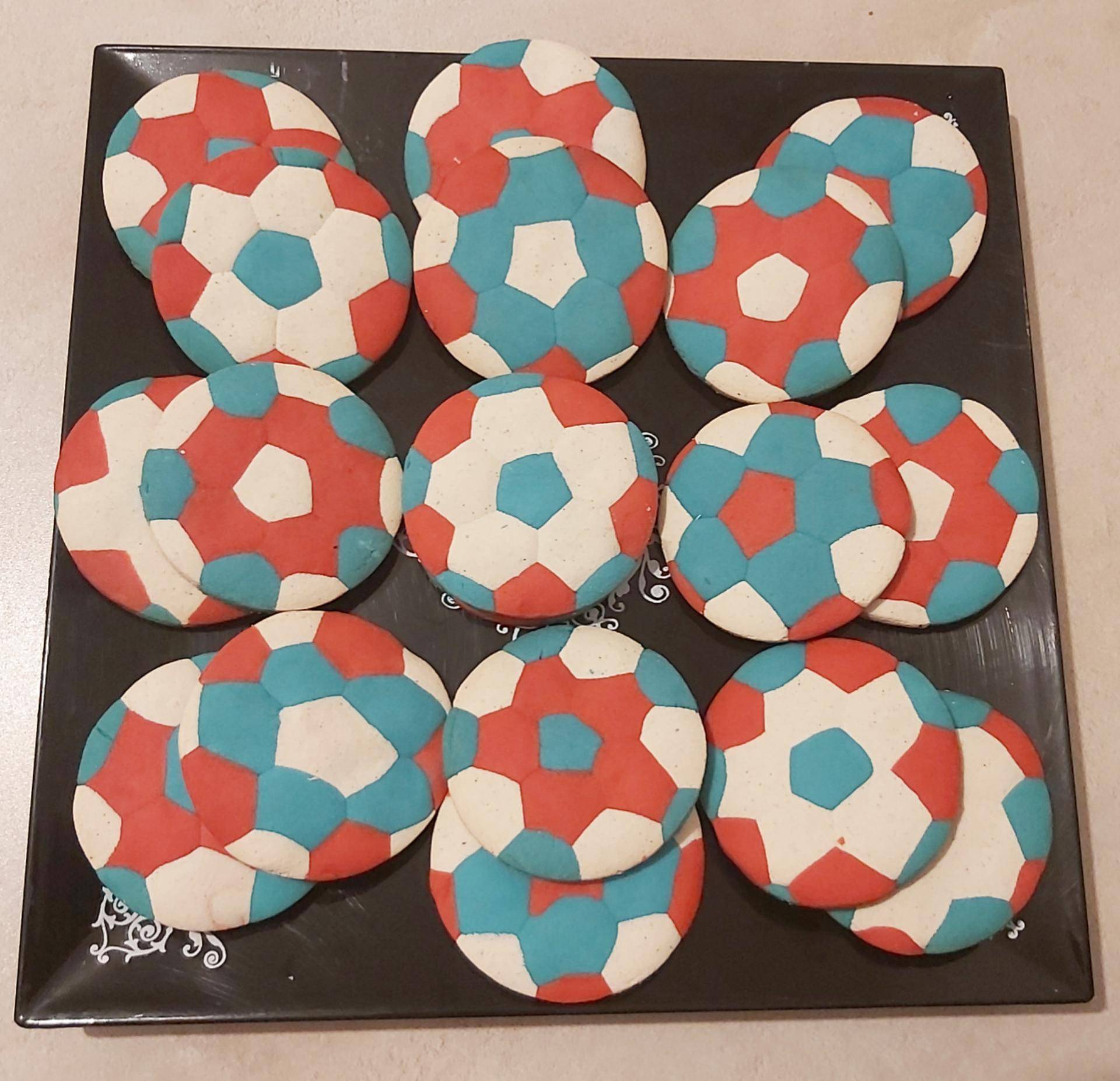 Sablés ballon de foot - Recette Cake Factory | Tefal