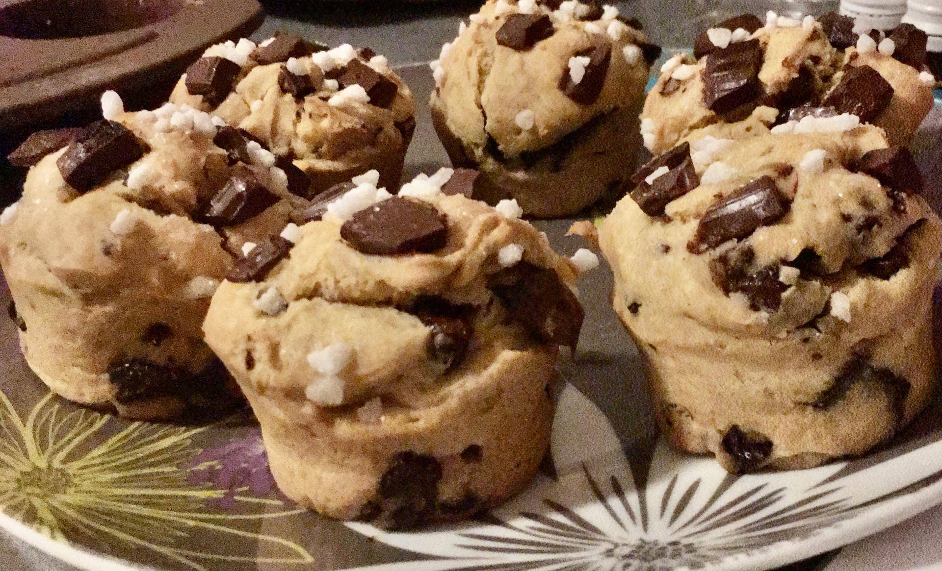 Muffins sans gluten ni lactose aux pépites de chocolat - Recette Cake Factory | Tefal