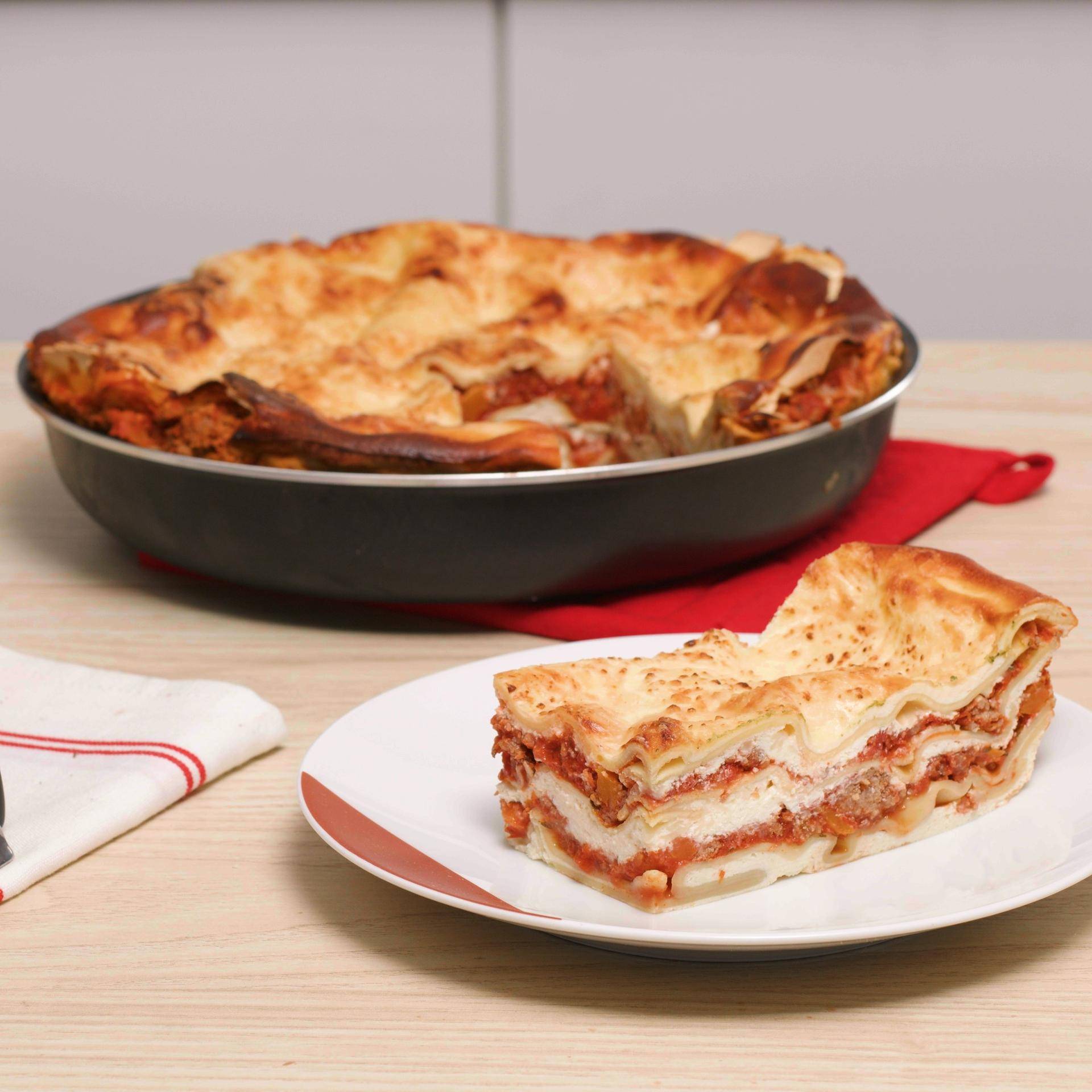 Lasagnes au bœuf, sauce tomate et ricotta - Recette Poêles et Casseroles | Tefal
