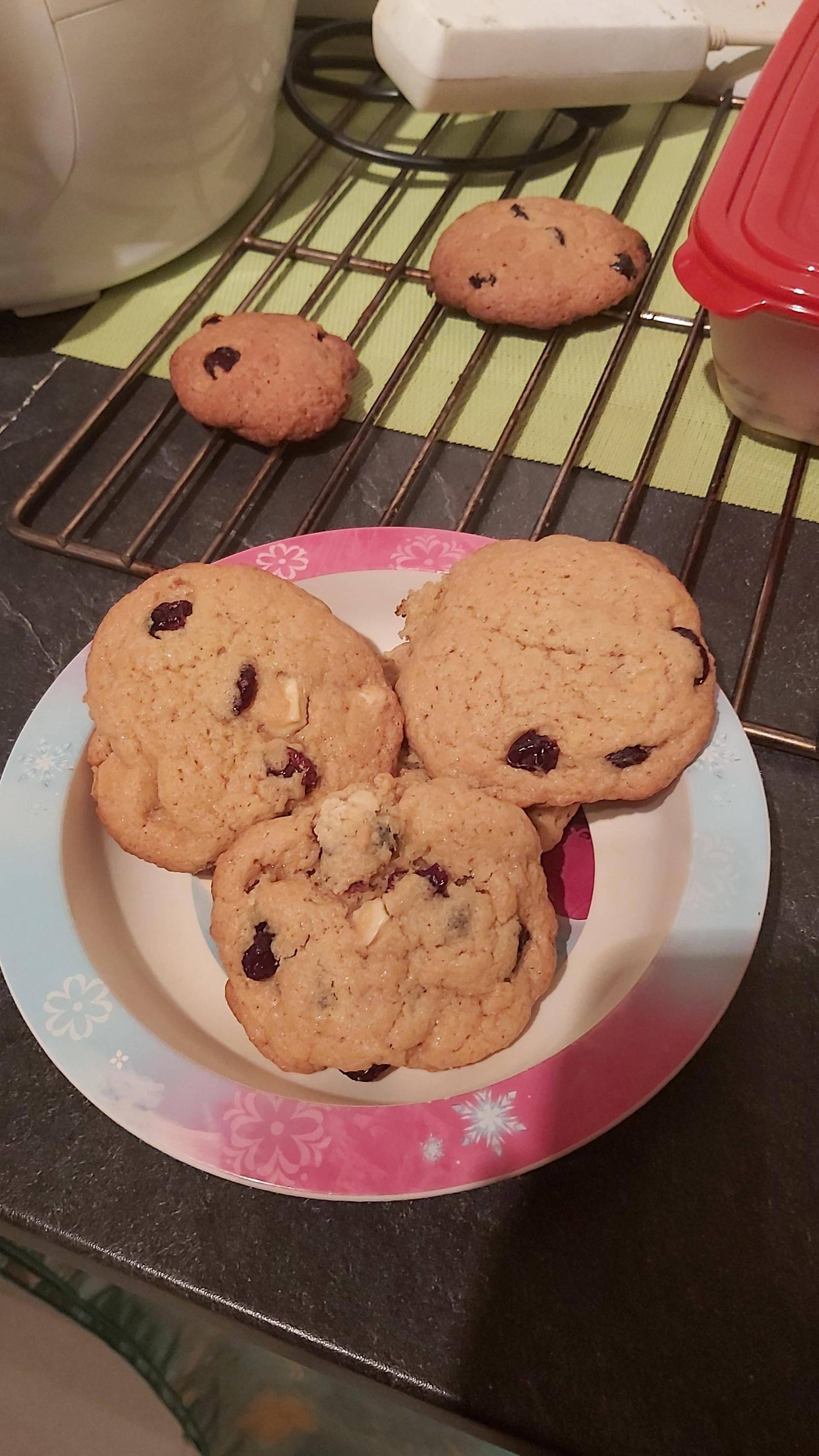 Cookie cramberies chocolat blanc - Recette Cake Factory | Tefal