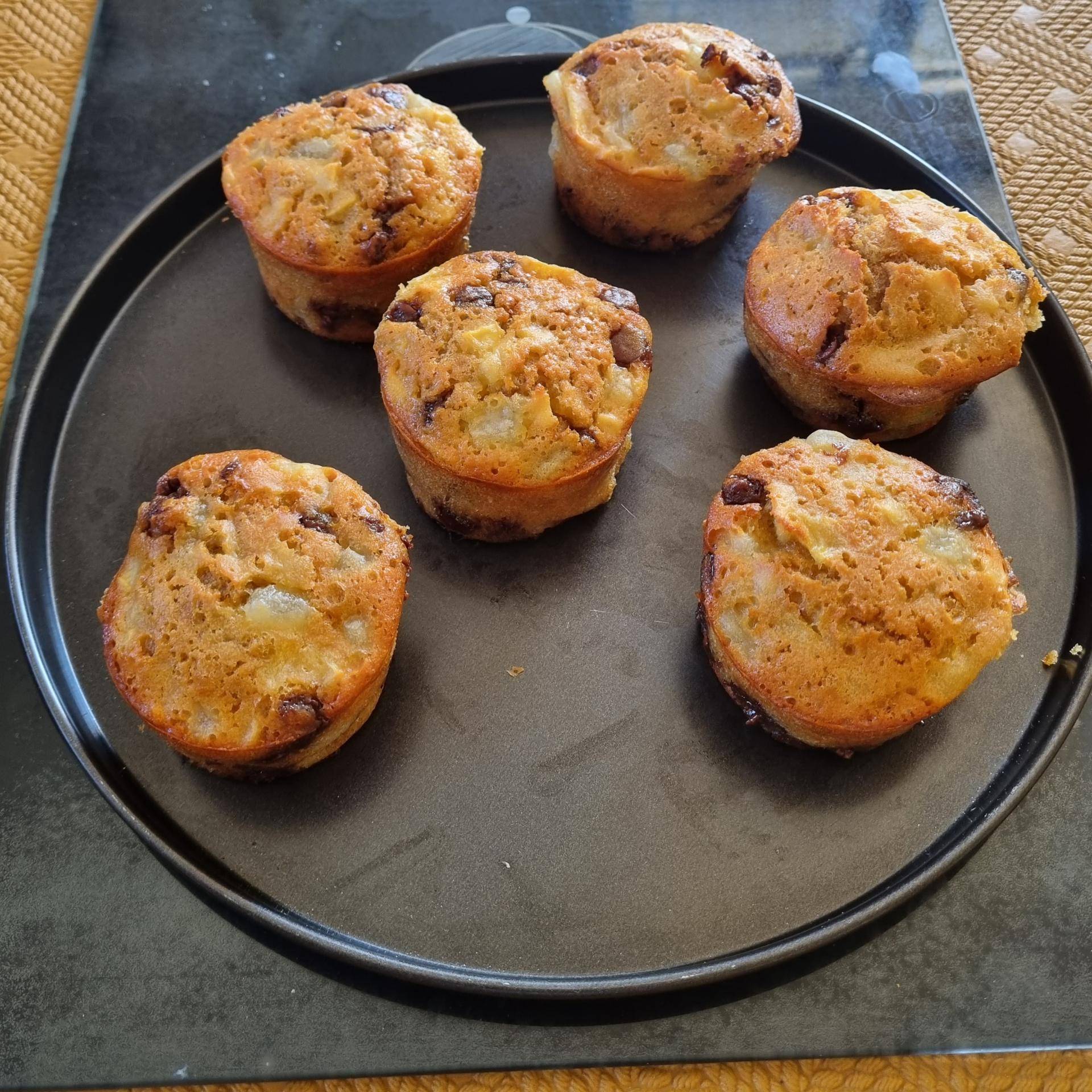 Muffins pommes poires - Recette Cake Factory | Tefal