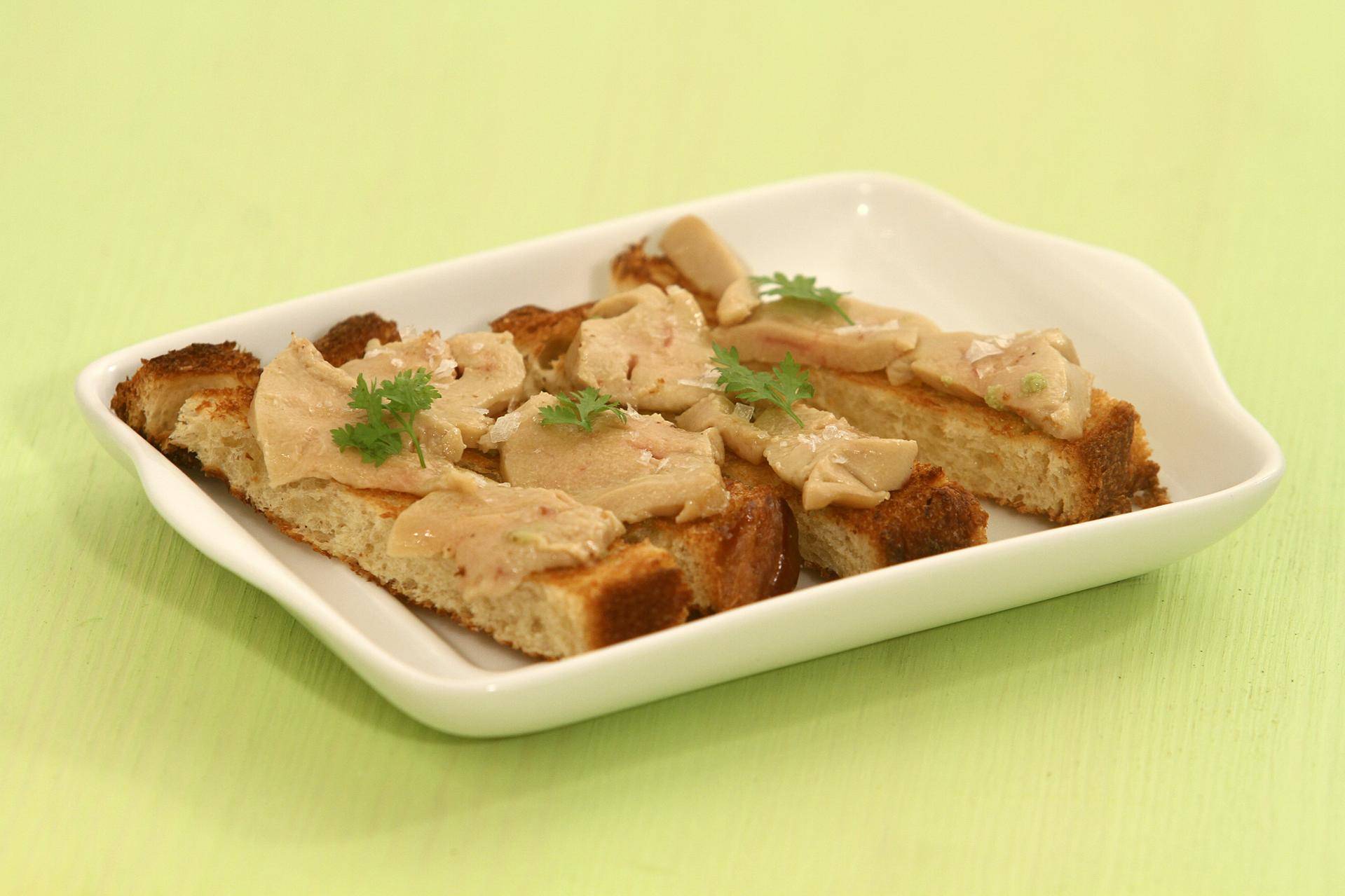 Finger de brioche au wasabi et au foie gras - Recette undefined | Tefal