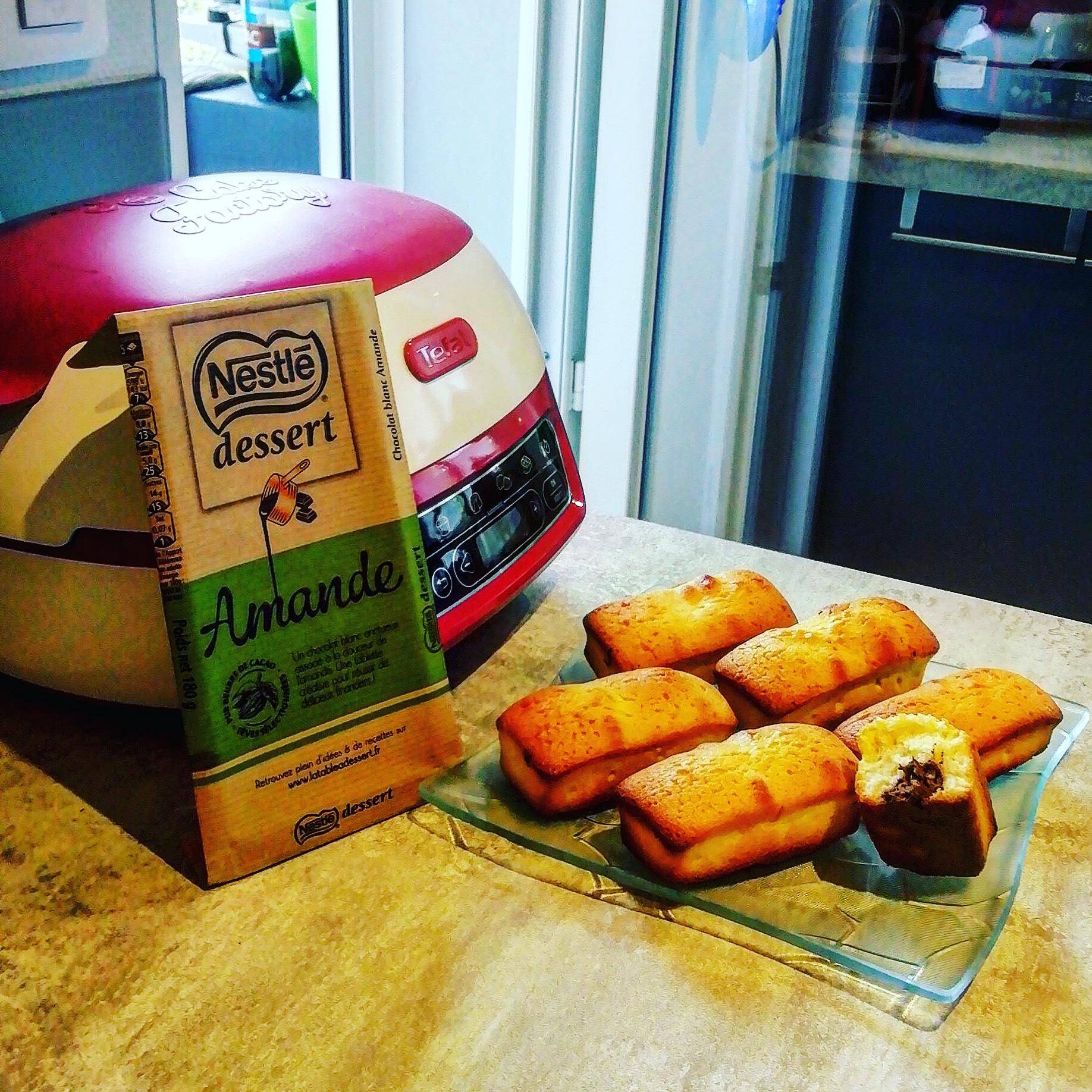 FINANCIER AMANDE NUTELLA - Recette Cake Factory | Tefal
