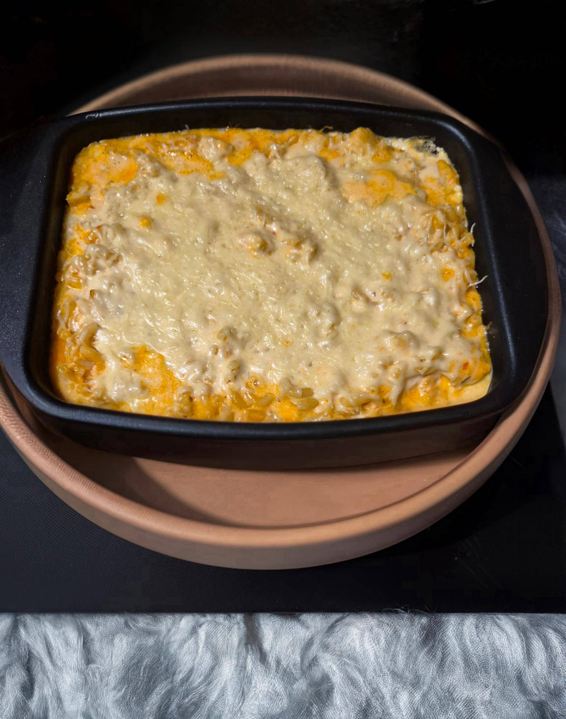 Gratin de pâte poulet - Recette Cake Factory | Tefal