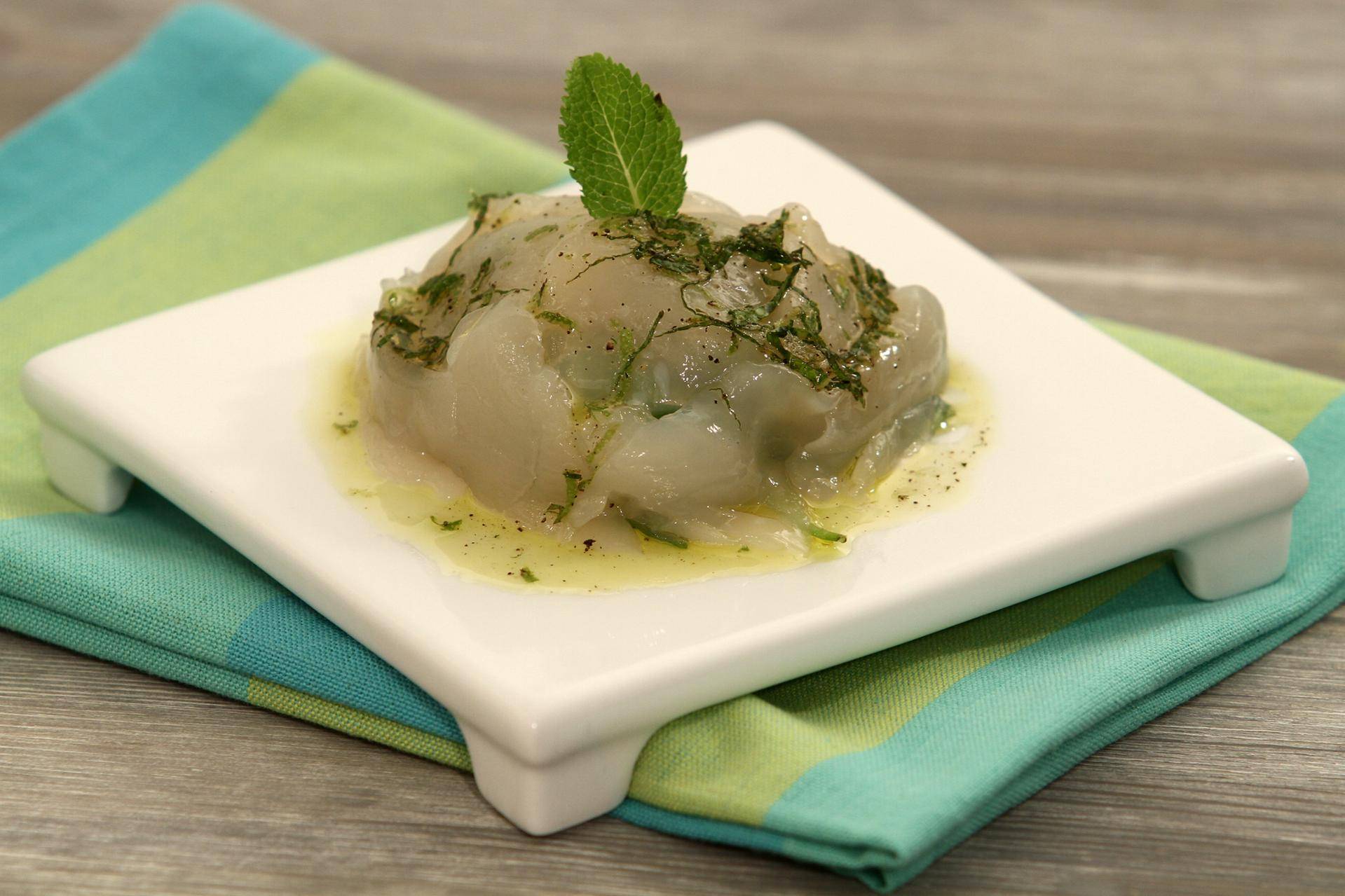 Marinade de Saint-Jacques à la menthe poivrée - Recette undefined | Tefal