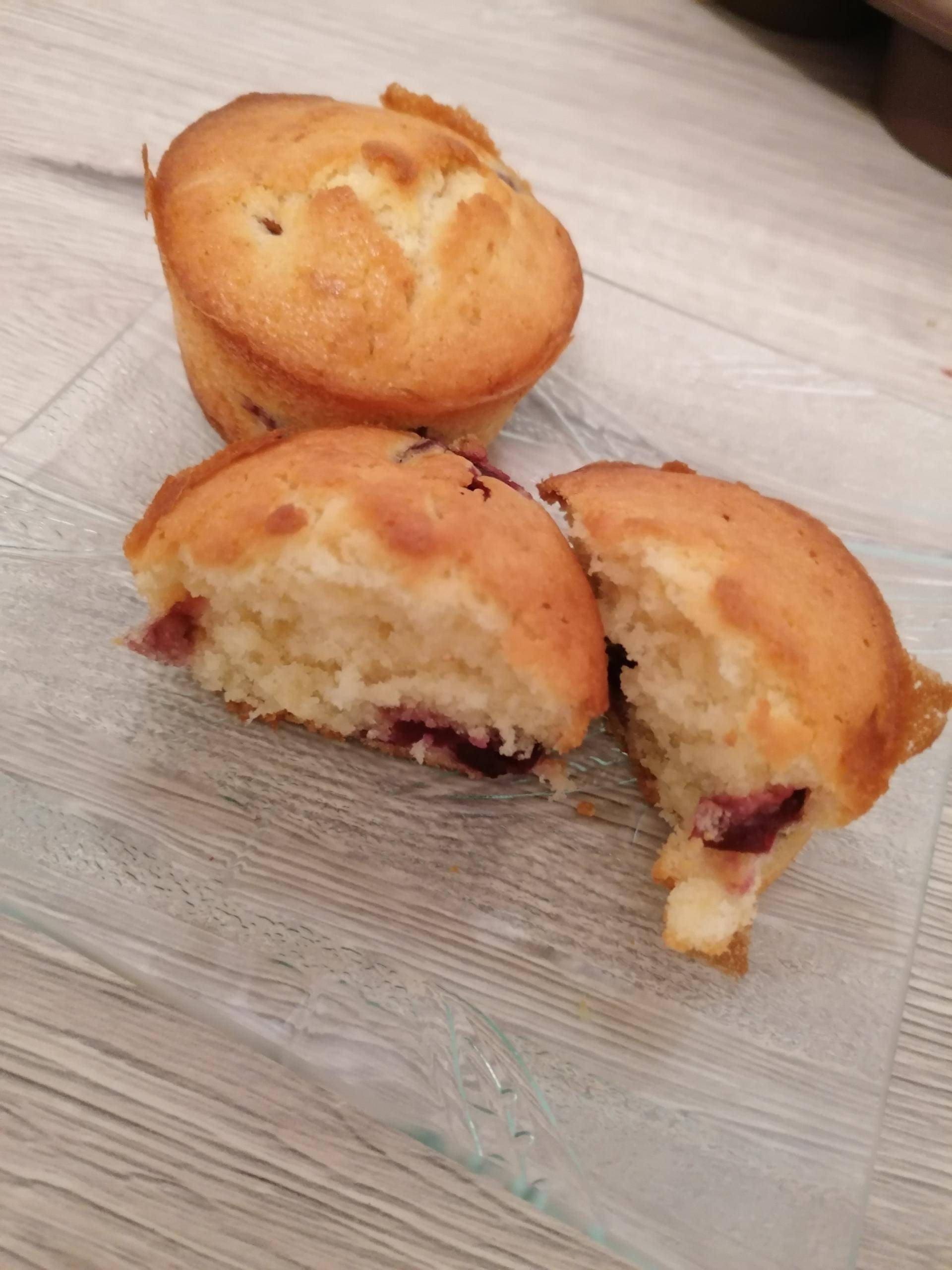 Muffin cerise - Recette Cake Factory | Tefal