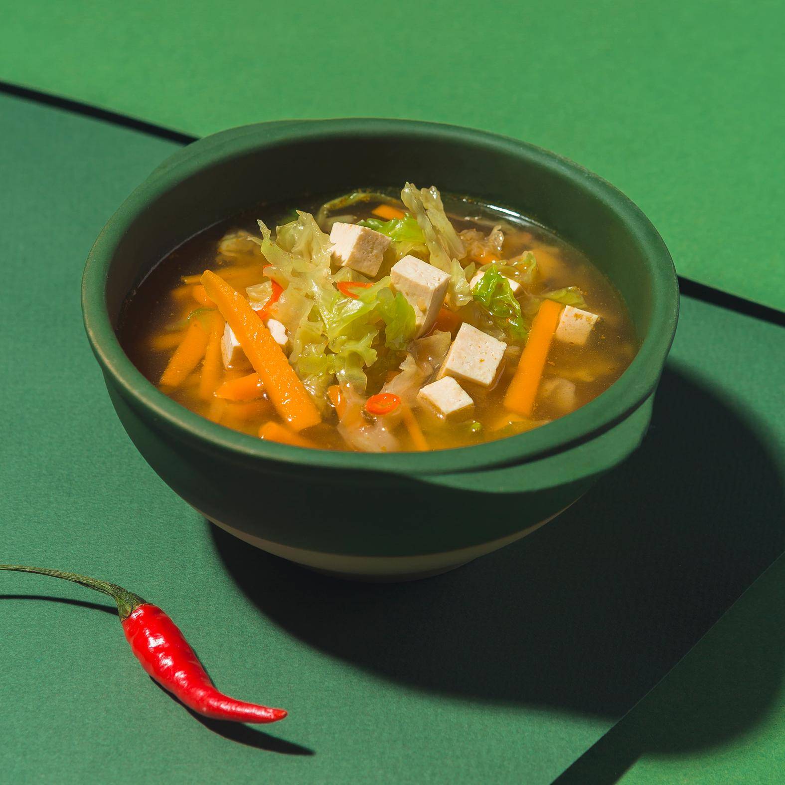 Soupe miso au tofu et chou frisé - Recette Poêles et Casseroles | Tefal