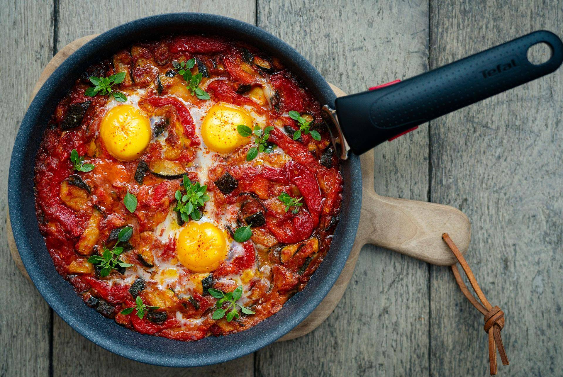 Chakchouka au cumin - Recette Poêles et Casseroles | Tefal