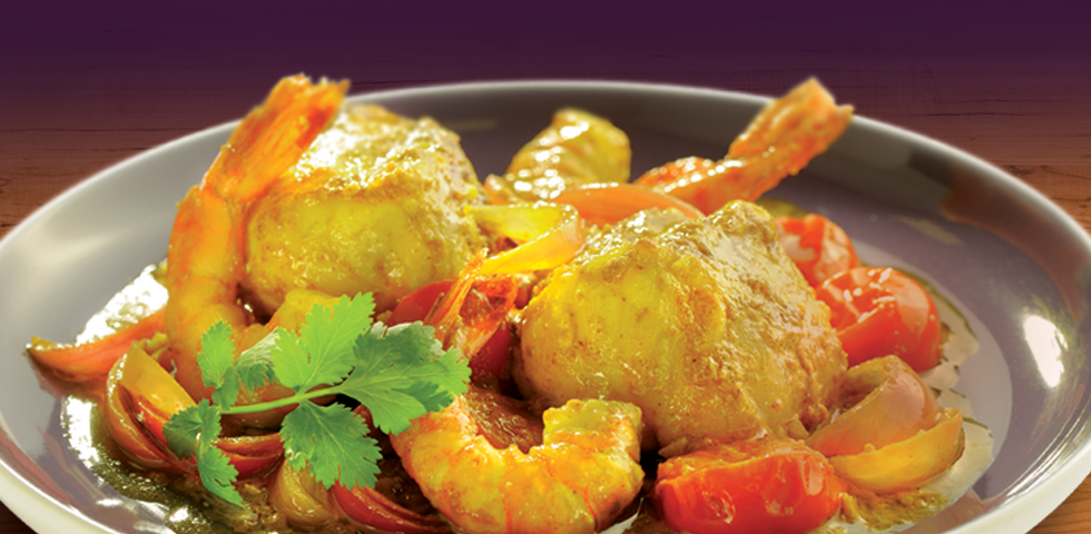 Cocotte de lotte et gambas aux épices - Recette undefined | Tefal