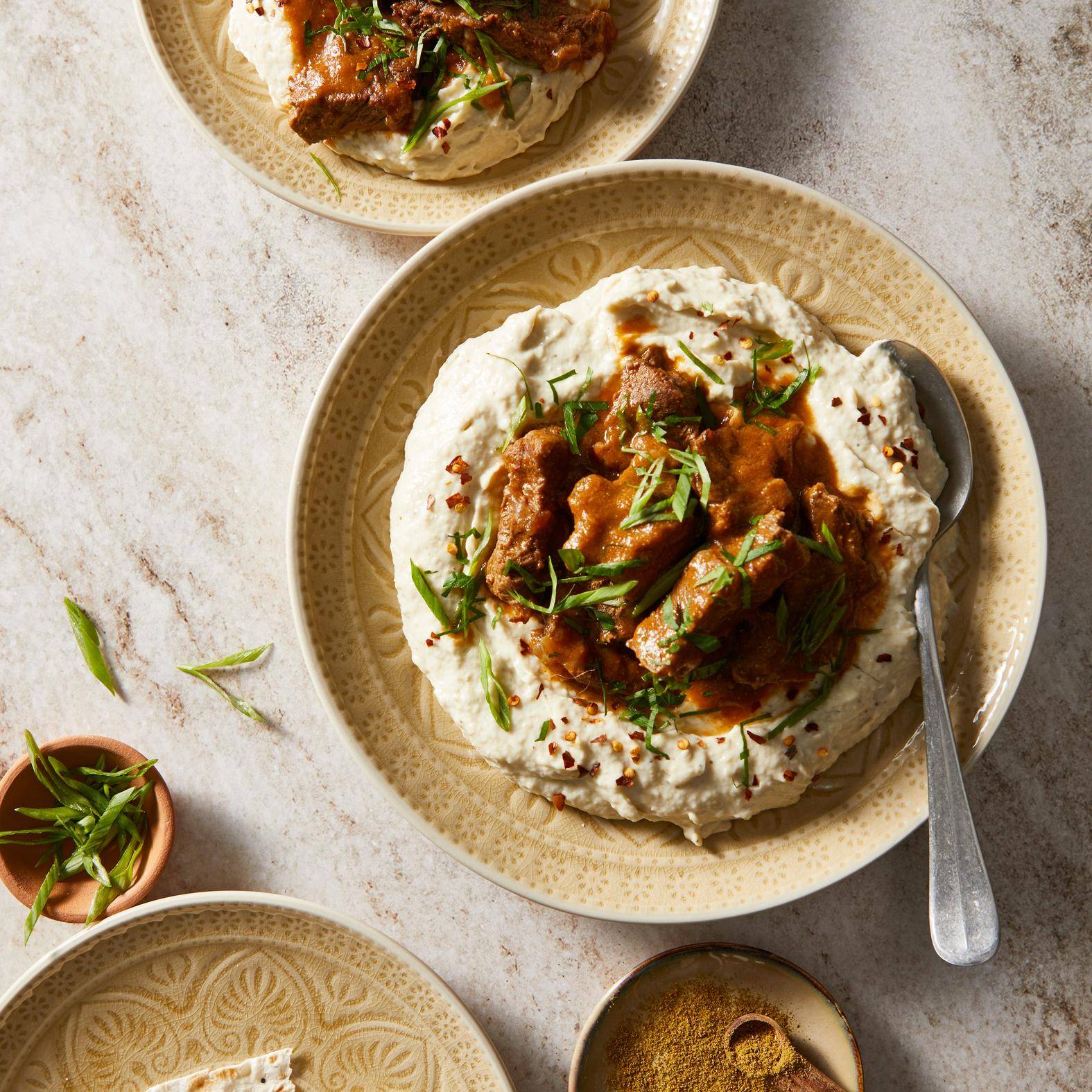 Bœuf et purée d’aubergines - Recette Poêles et Casseroles | Tefal