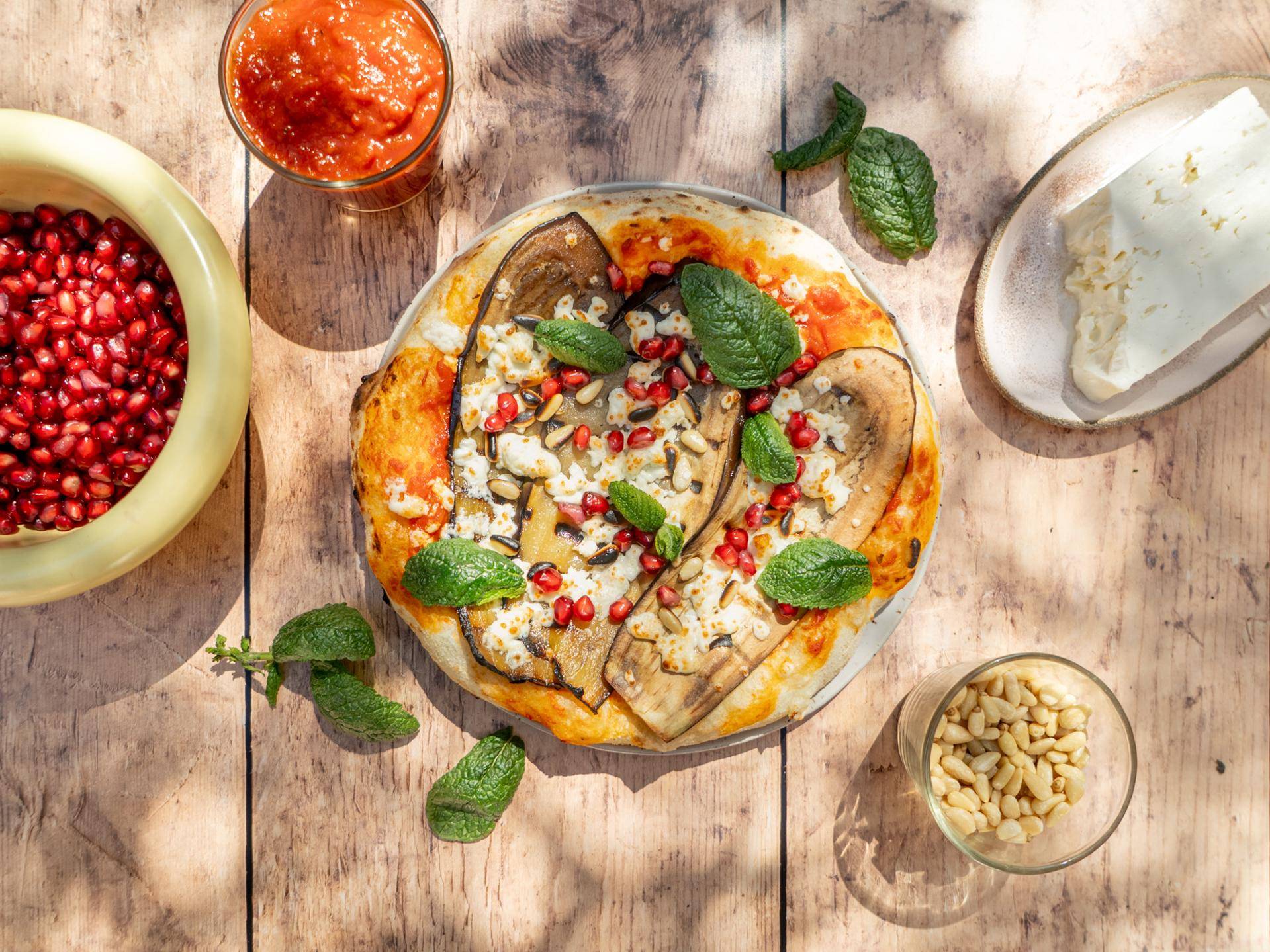 Aubergine fêta - Recette Pizza Oven | Tefal
