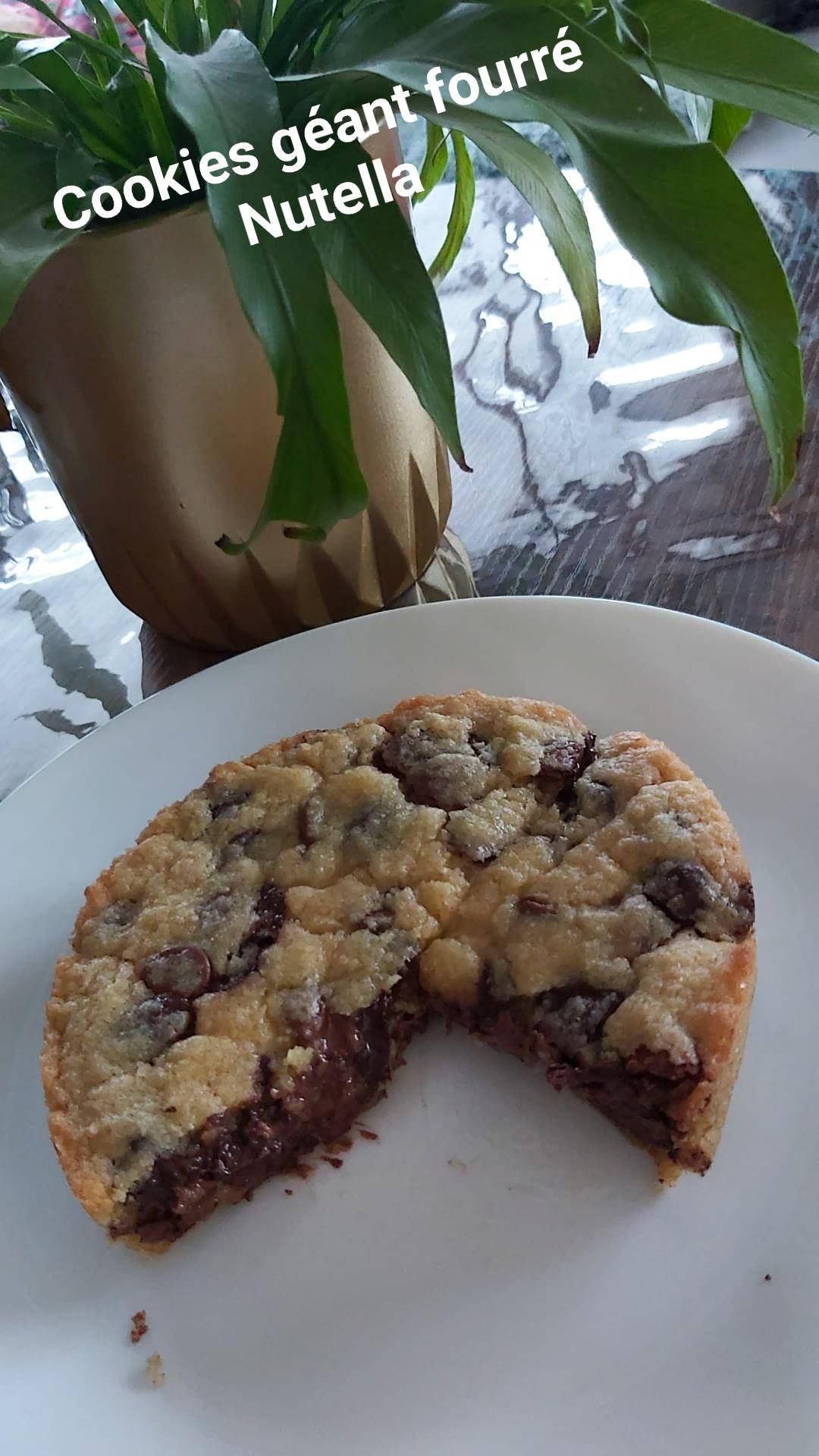 Cookies géant fourré nutella - Recette Cake Factory | Tefal